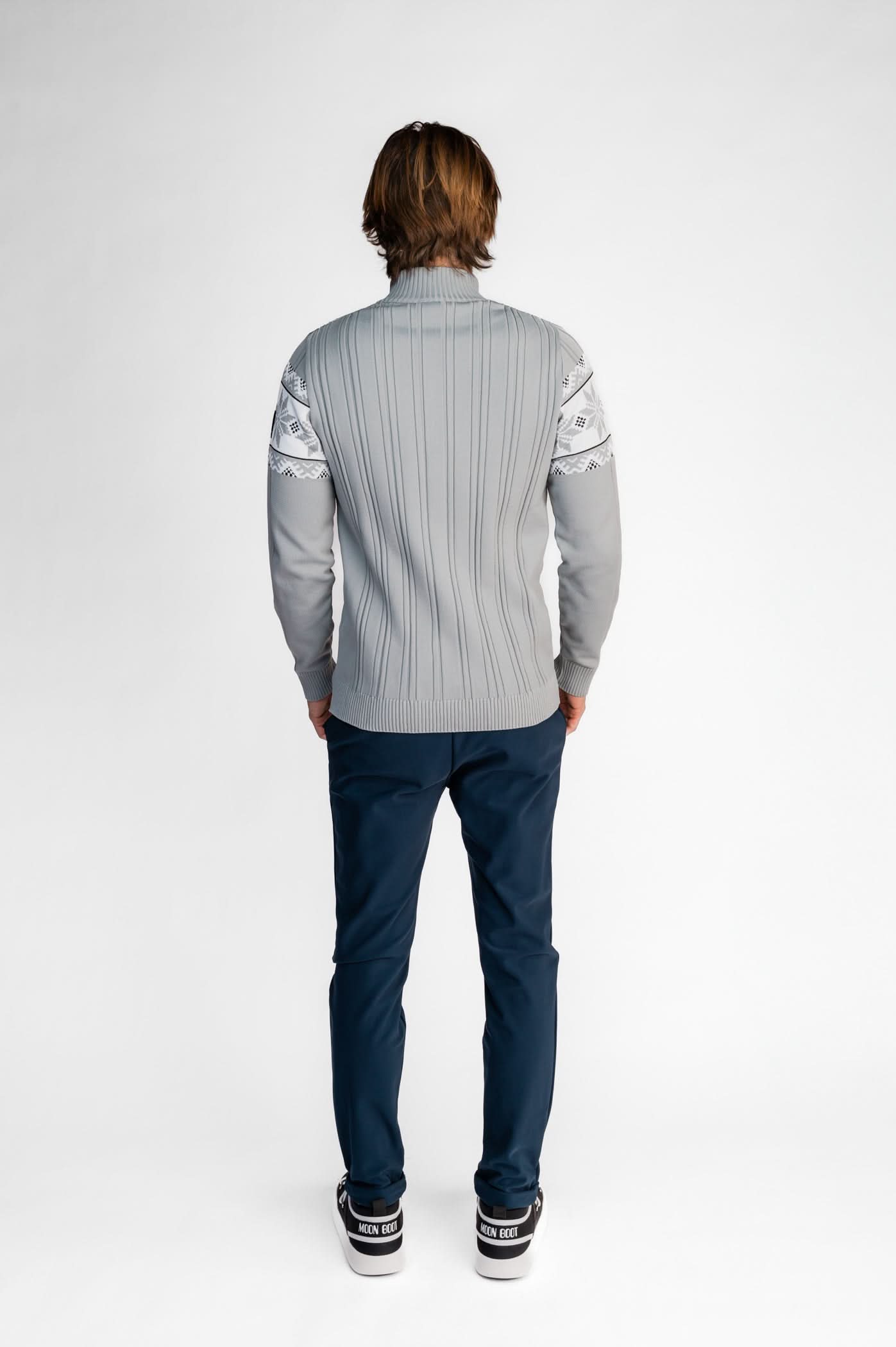 Men's Full Zip Cord Sweater