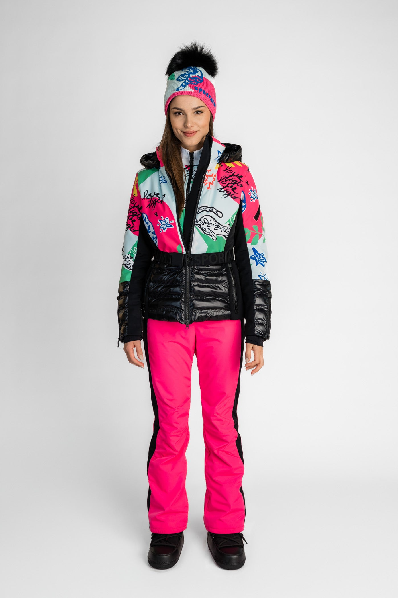 Kurtka narciarska damska Mella Print CL