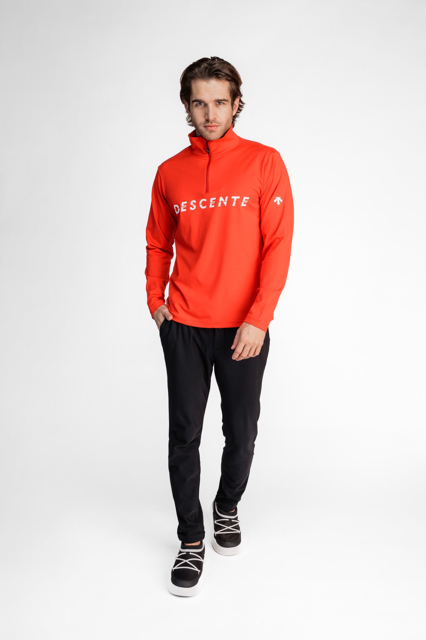 Men's Chest Logo T-Neck Turtleneck