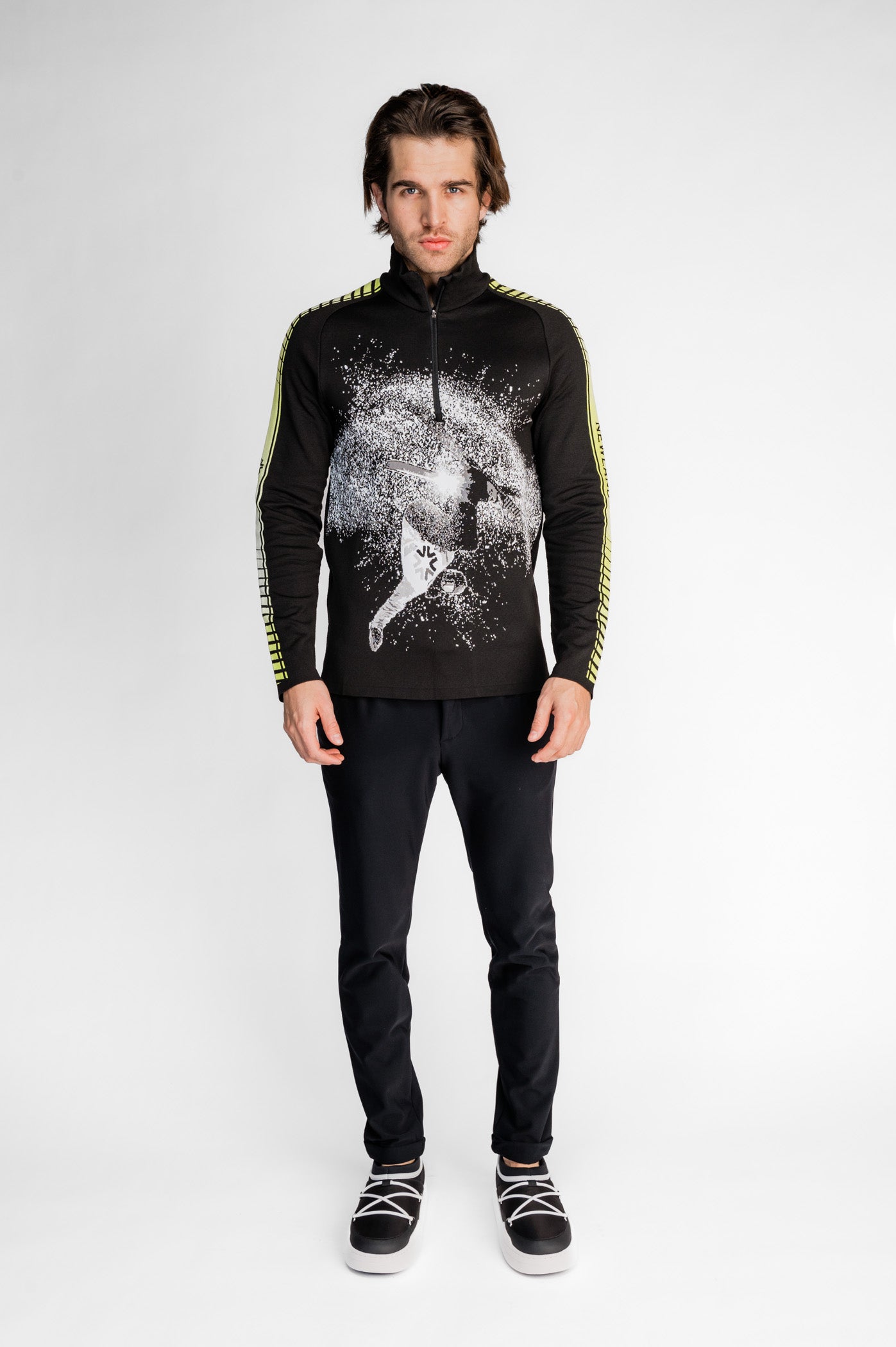 Men's Half Zip Diez Turtleneck