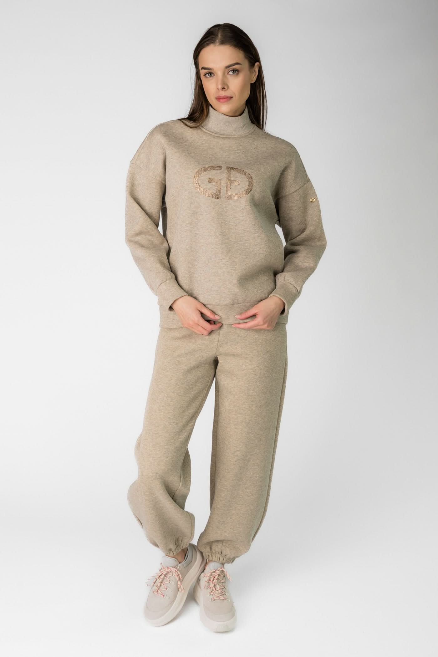 Szare spodnie dresowe GLIMPSE sweatpant