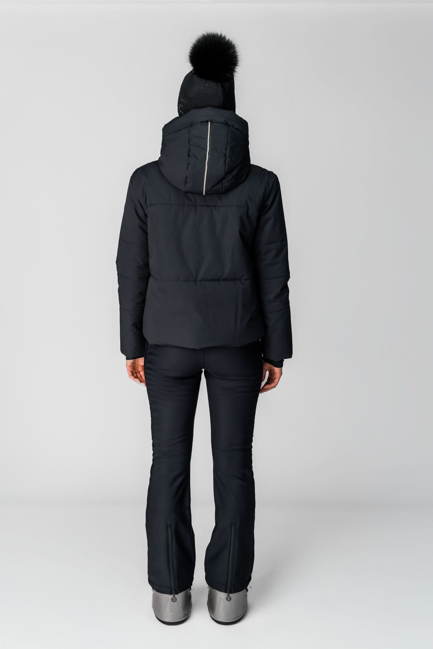 Francisco CH mK Black Fringed Ski Jacket