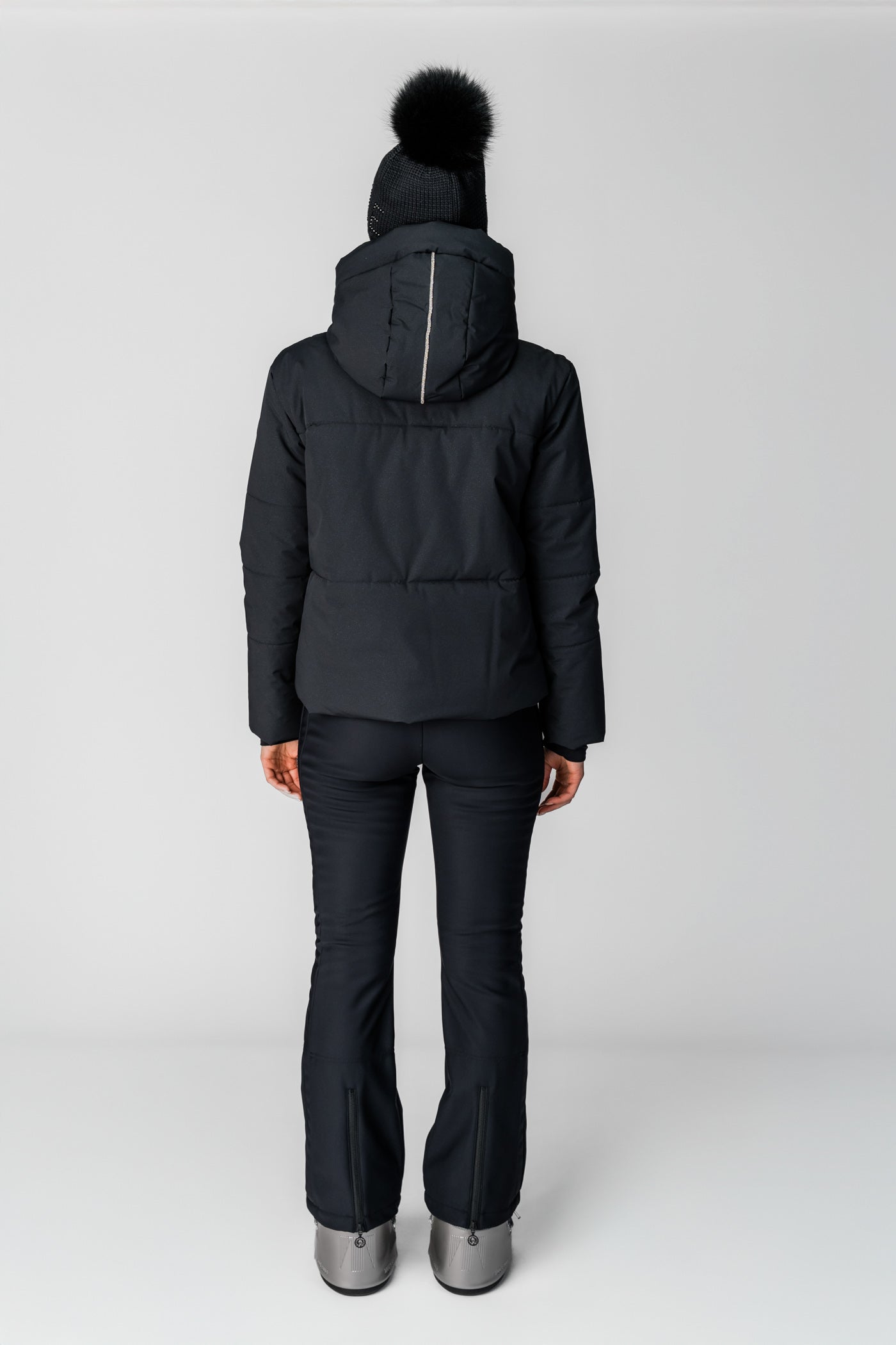 Francisco CH mK Black Fringed Ski Jacket