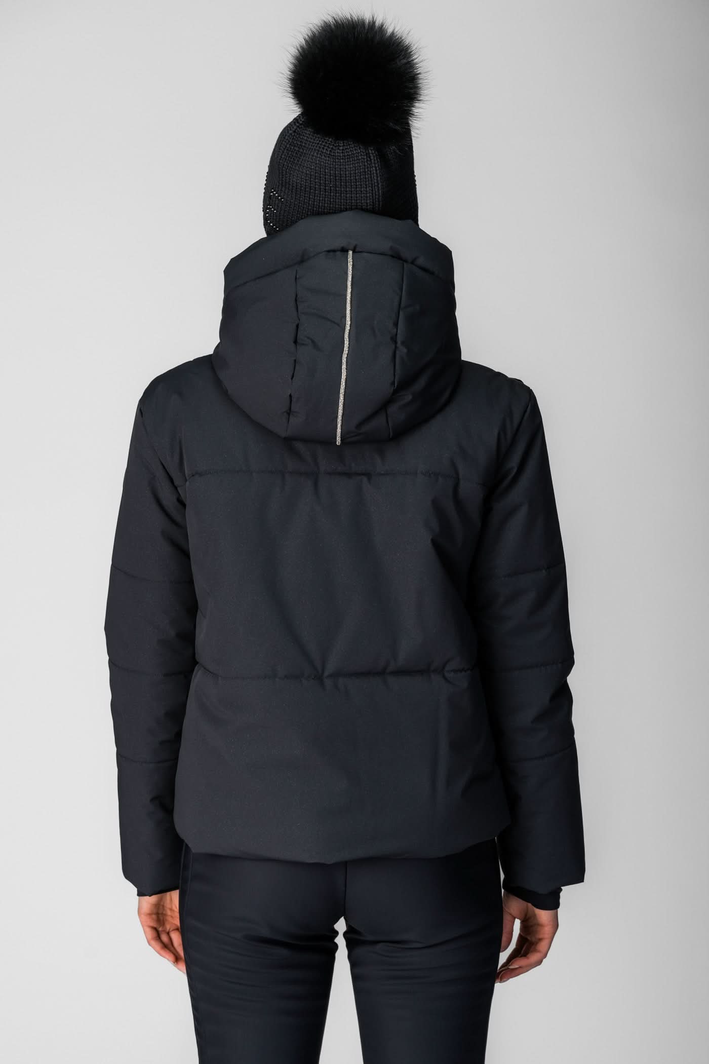 Francisco CH mK Black Fringed Ski Jacket