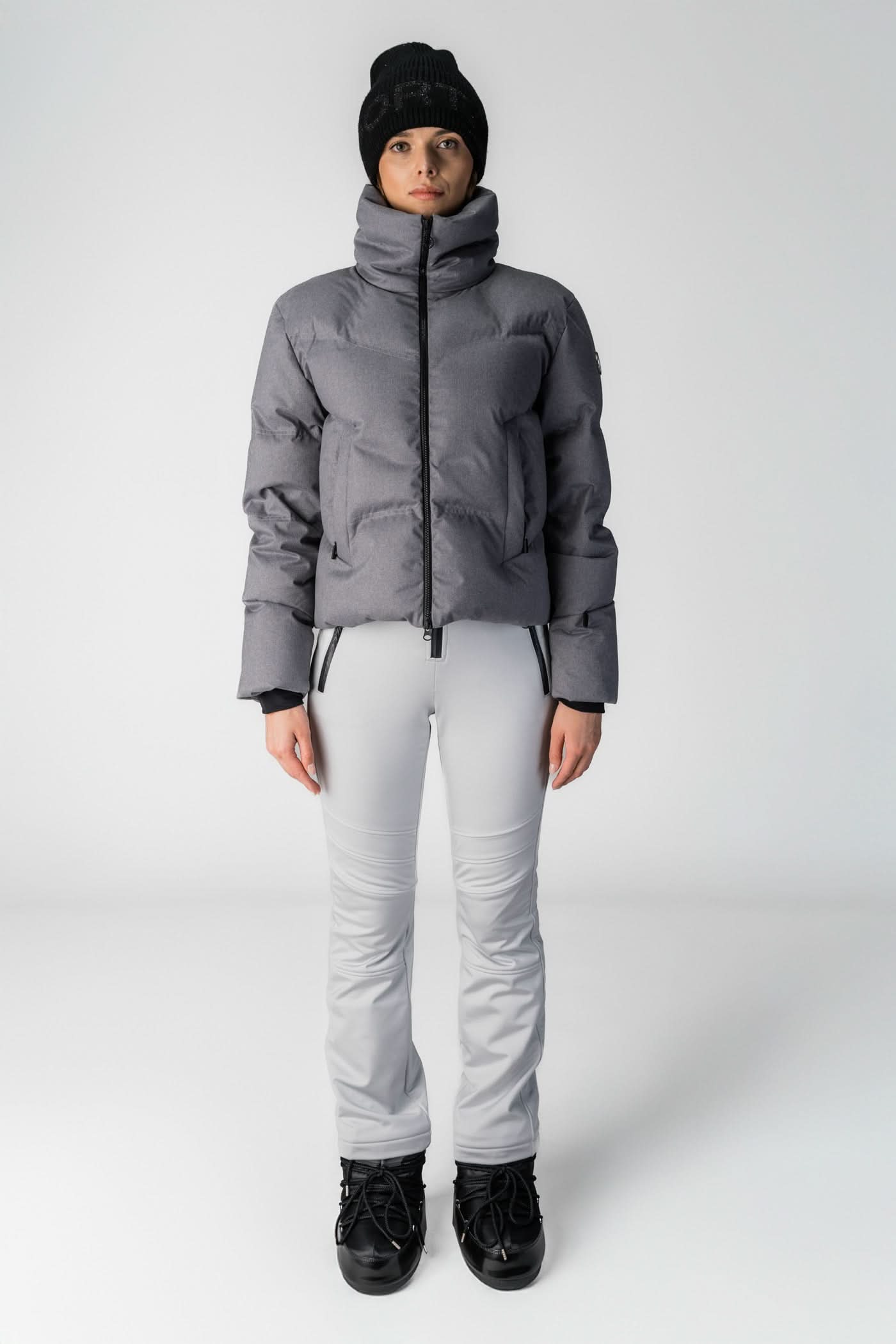 Lana CH oK Gray Down Ski Jacket