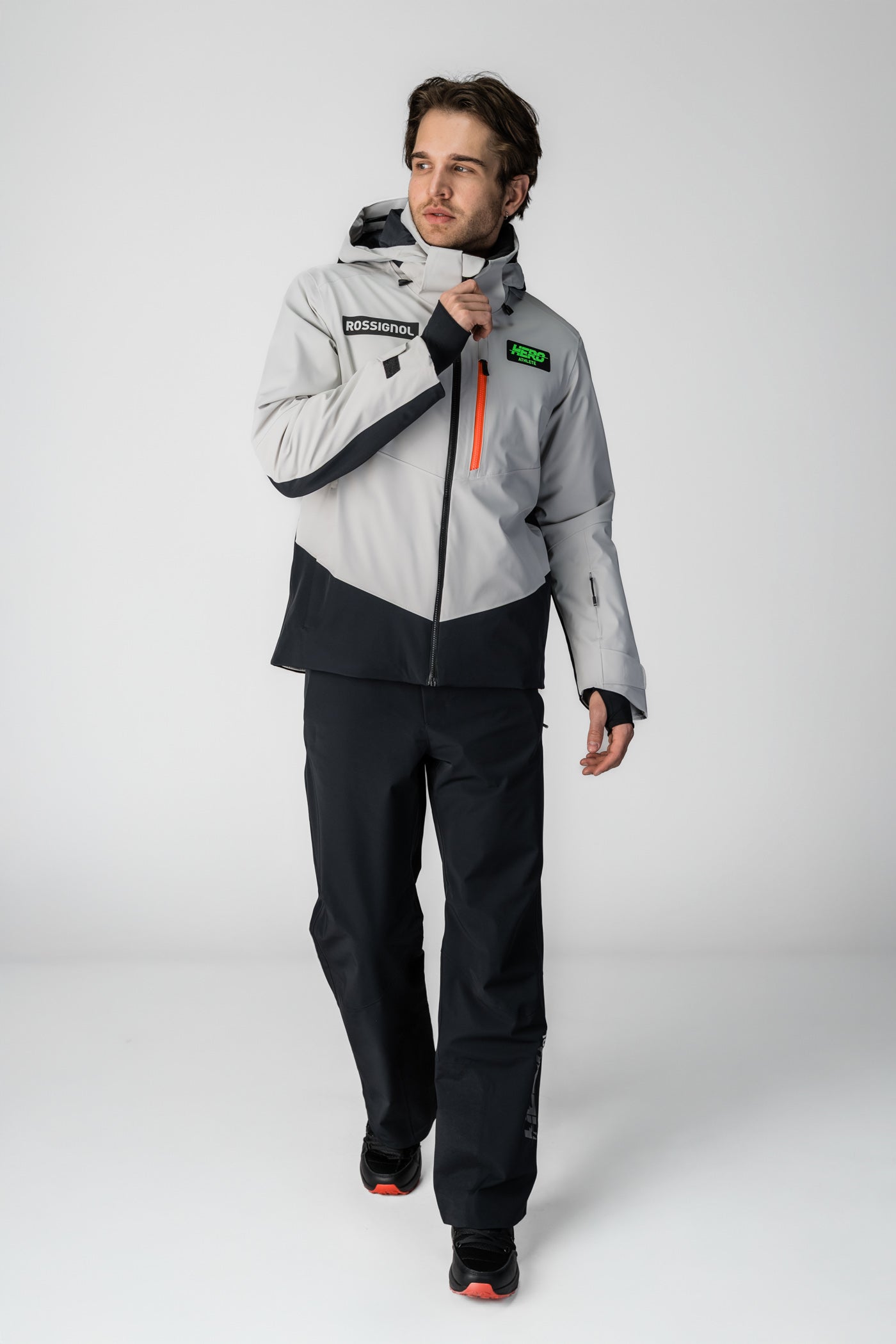 Czarne spodnie narciarskie Hero Blackside insulated