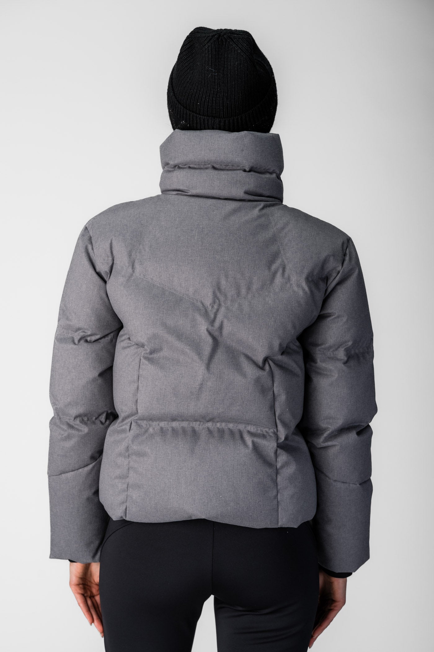 Szara puchowa kurtka narciarska Lana CH o.K.