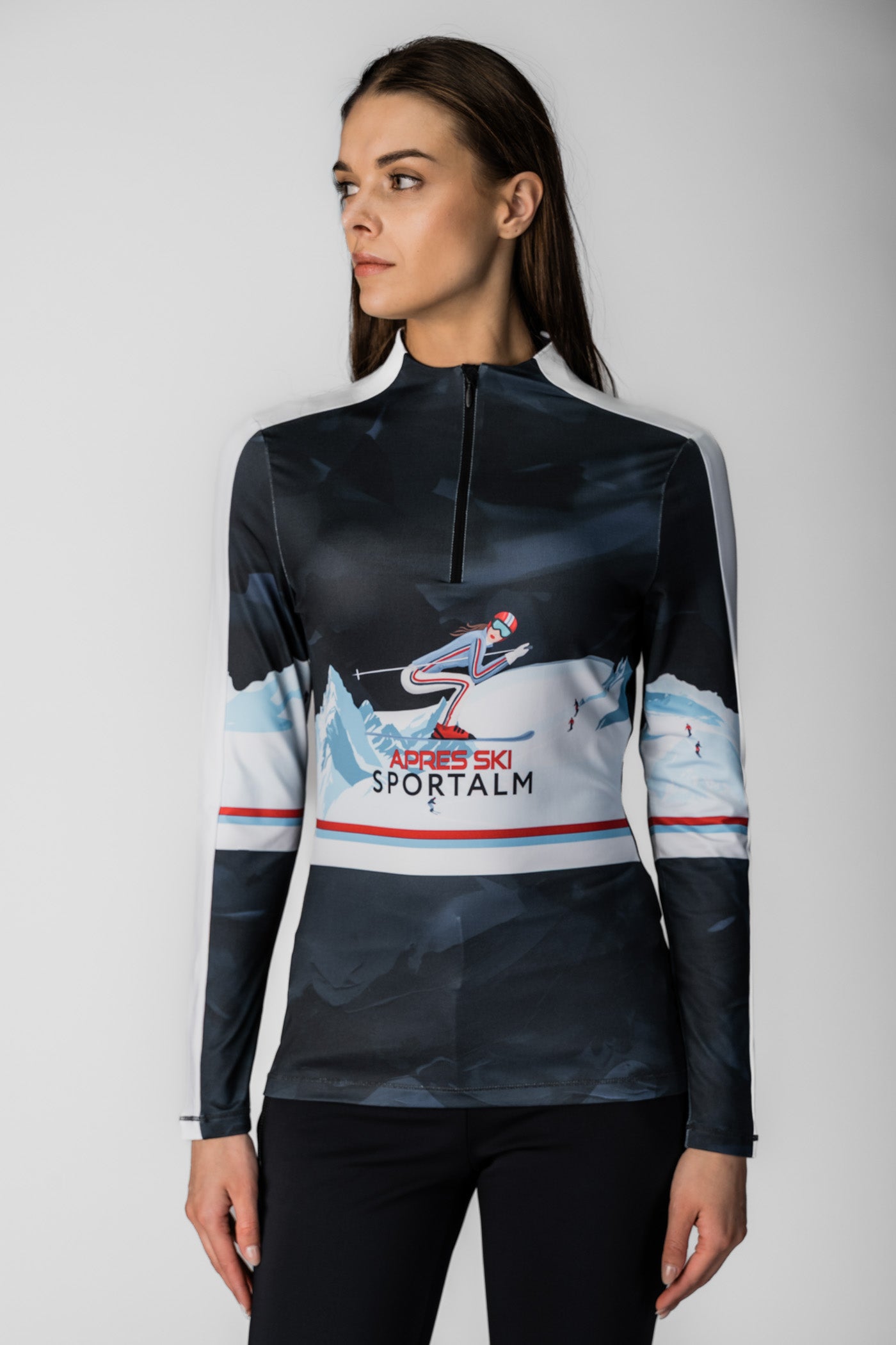 Golf z narciarskim printem Cardiff ST