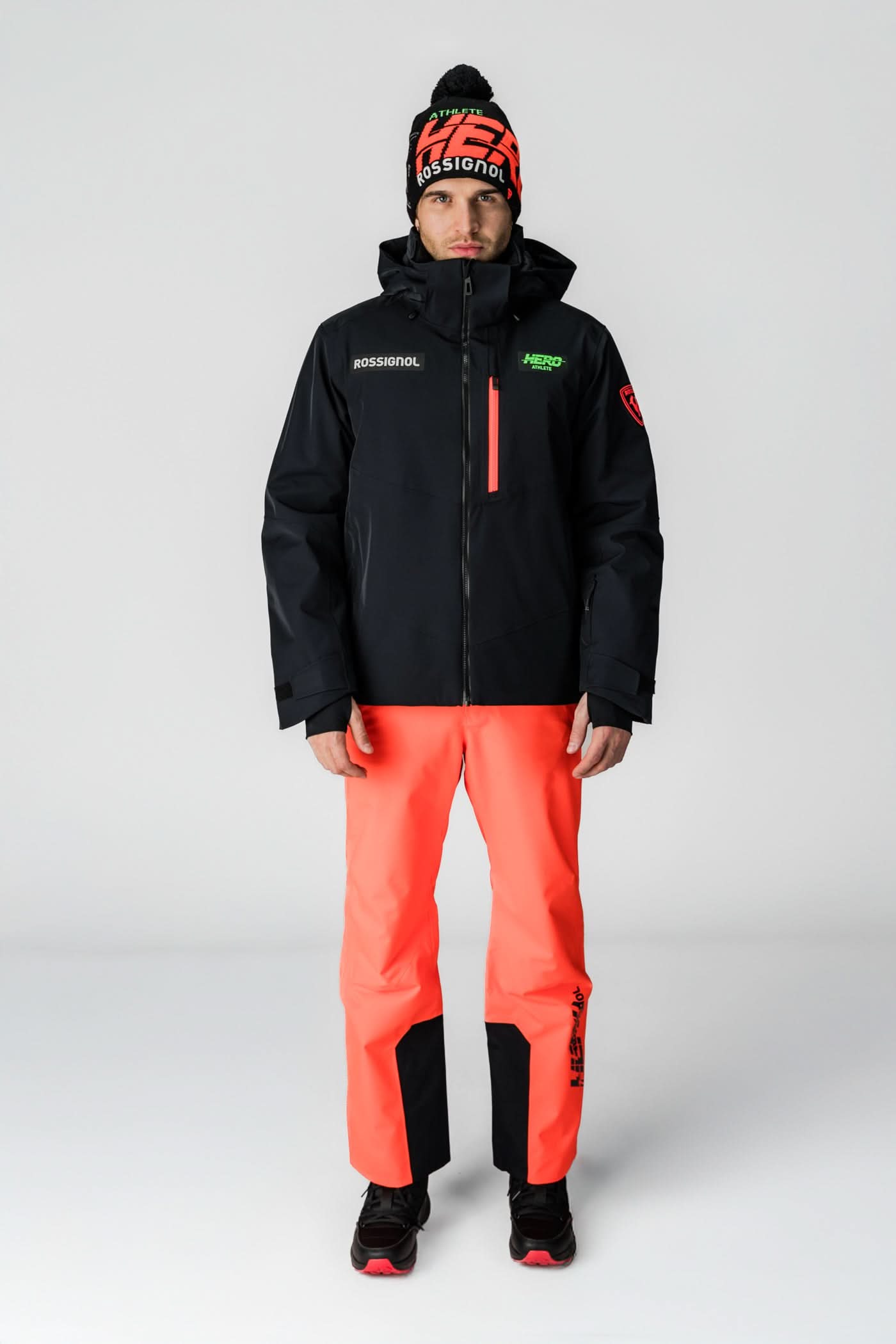 Czarna kurtka narciarska Hero Blackside insulated
