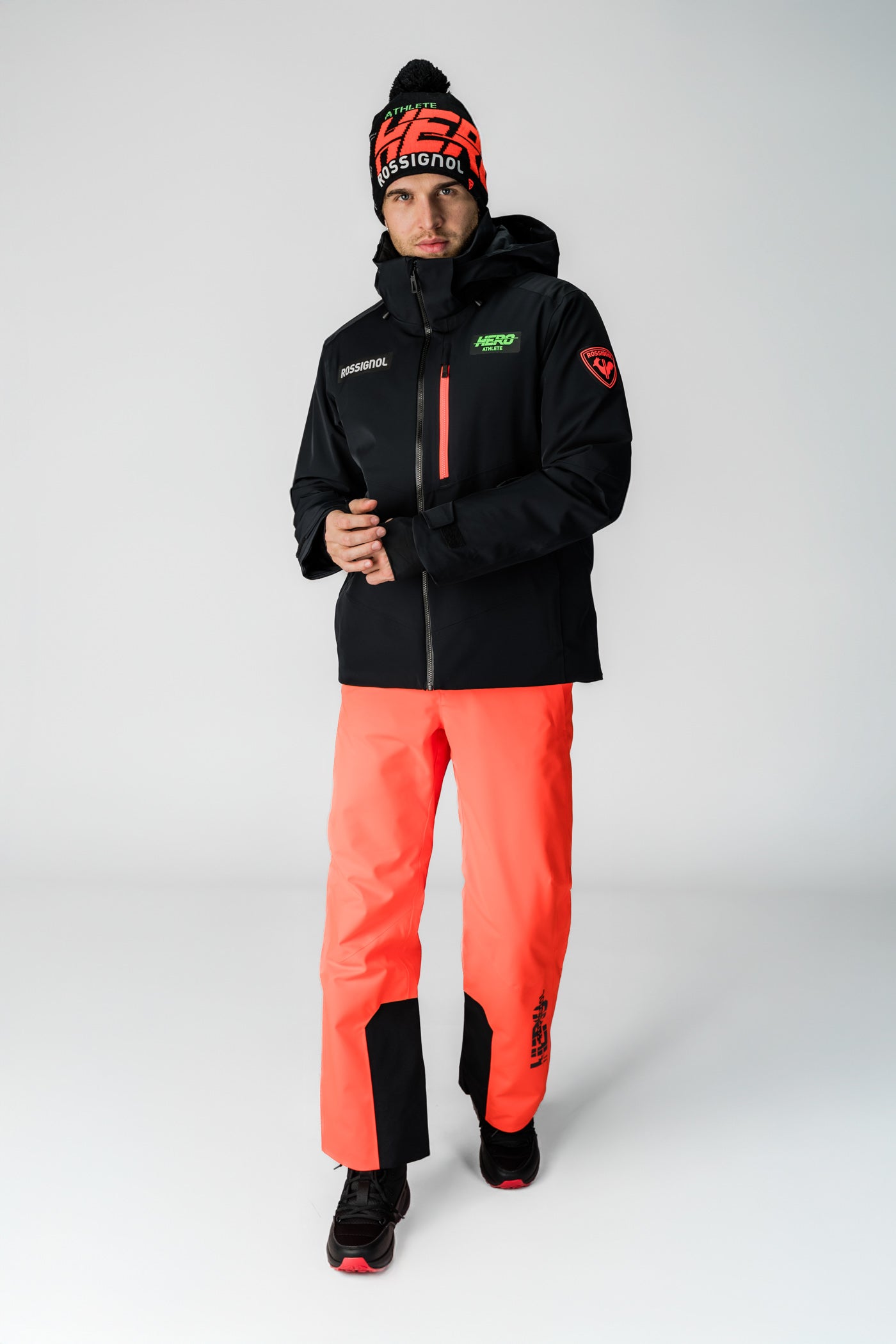 Czarna kurtka narciarska Hero Blackside insulated