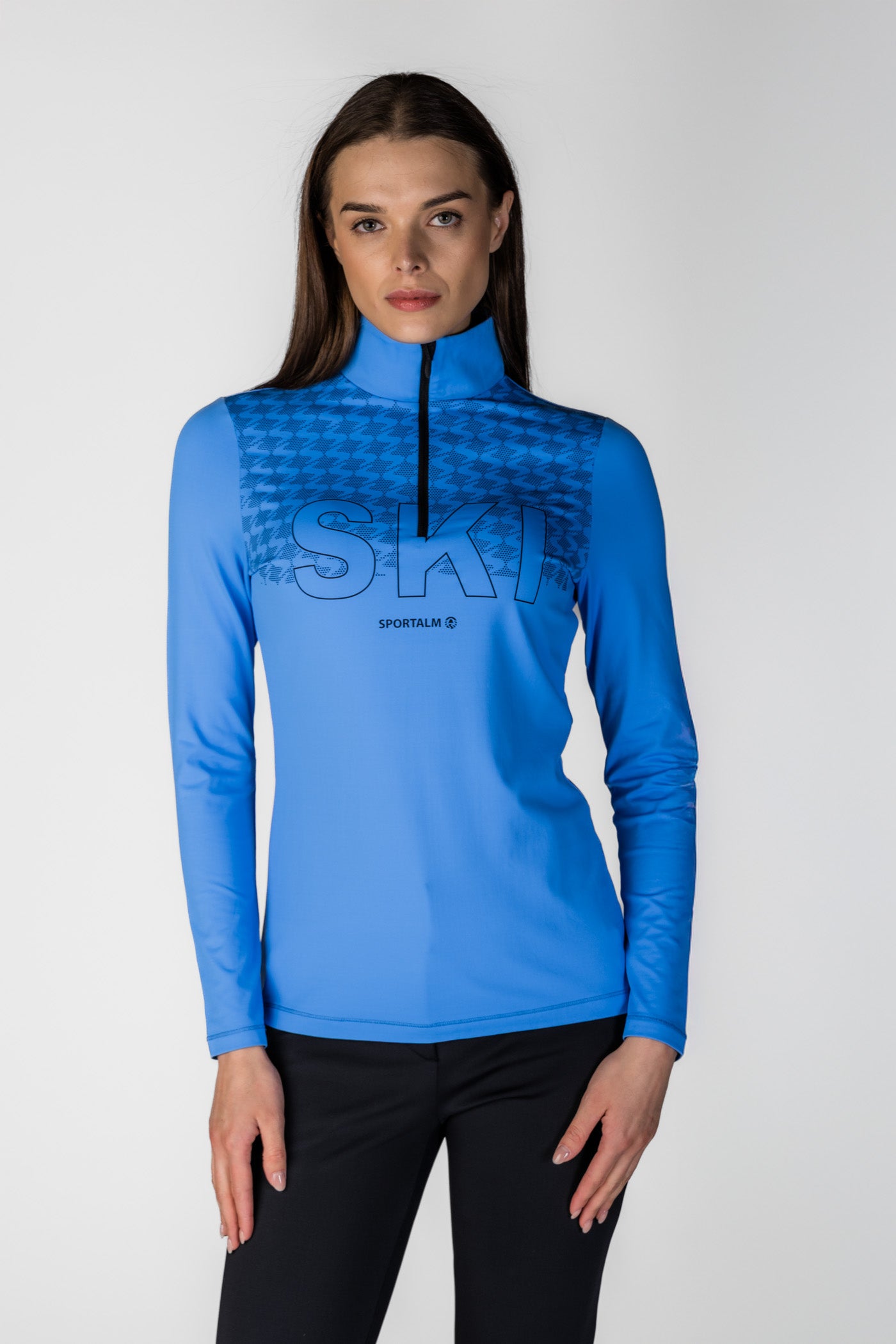 Niebieski golf z zamkiem Mons NE