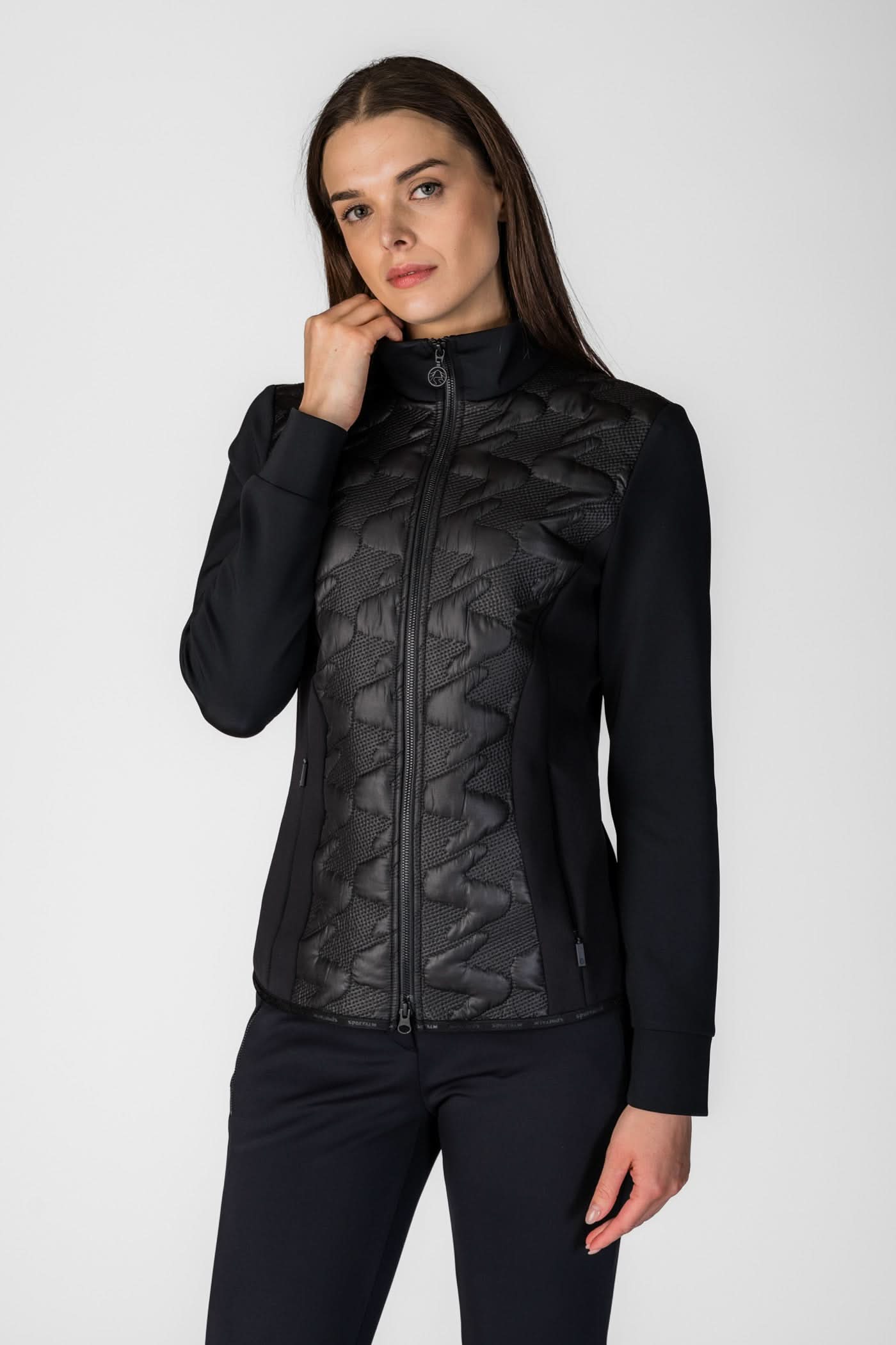 Czarna bluza rozpinana Vicenza NE