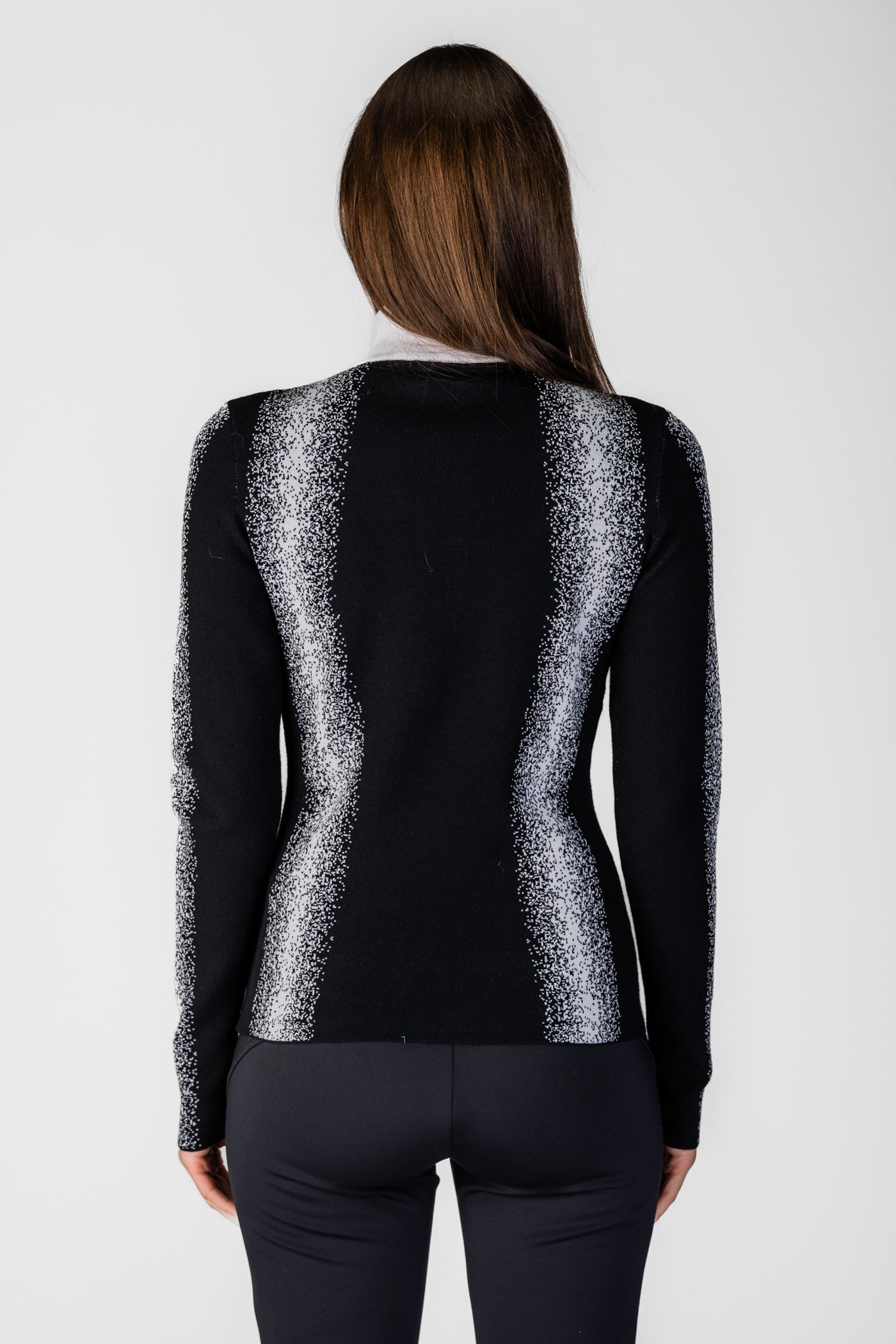 Sweter z wiskozy z zamkiem 1/2 Washington