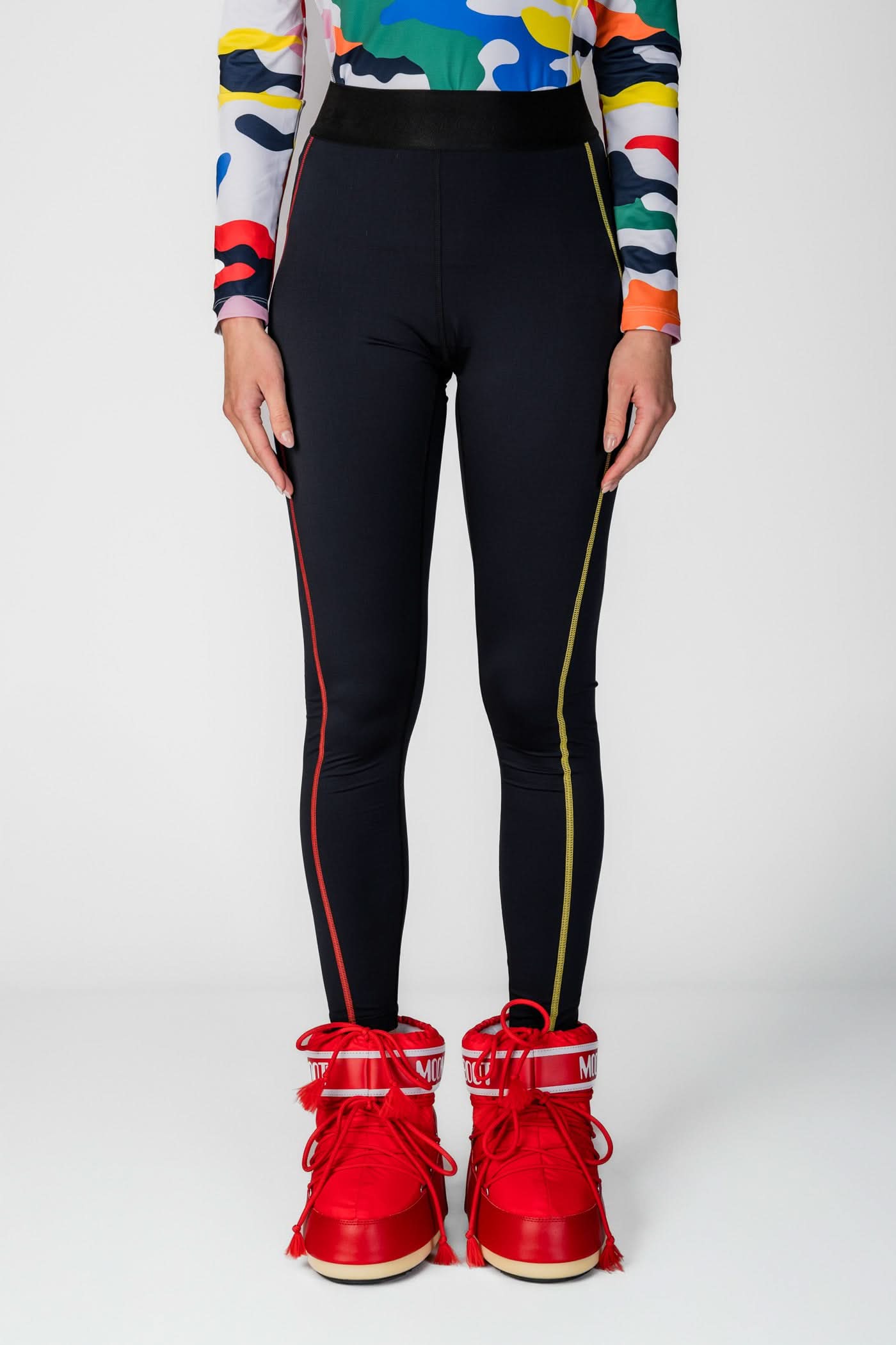 Black JCC booster tights