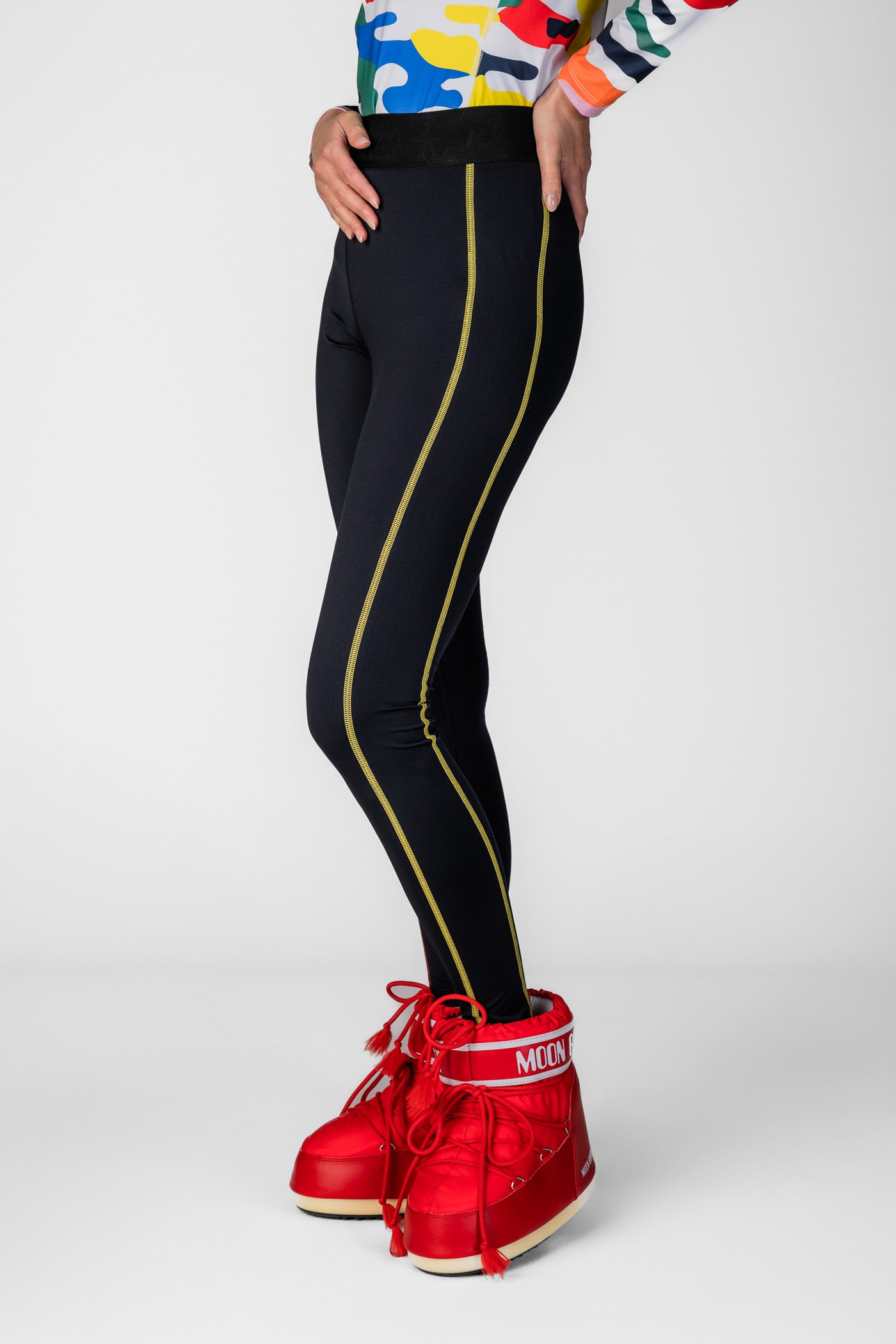 Czarne leginsy JCC booster tights