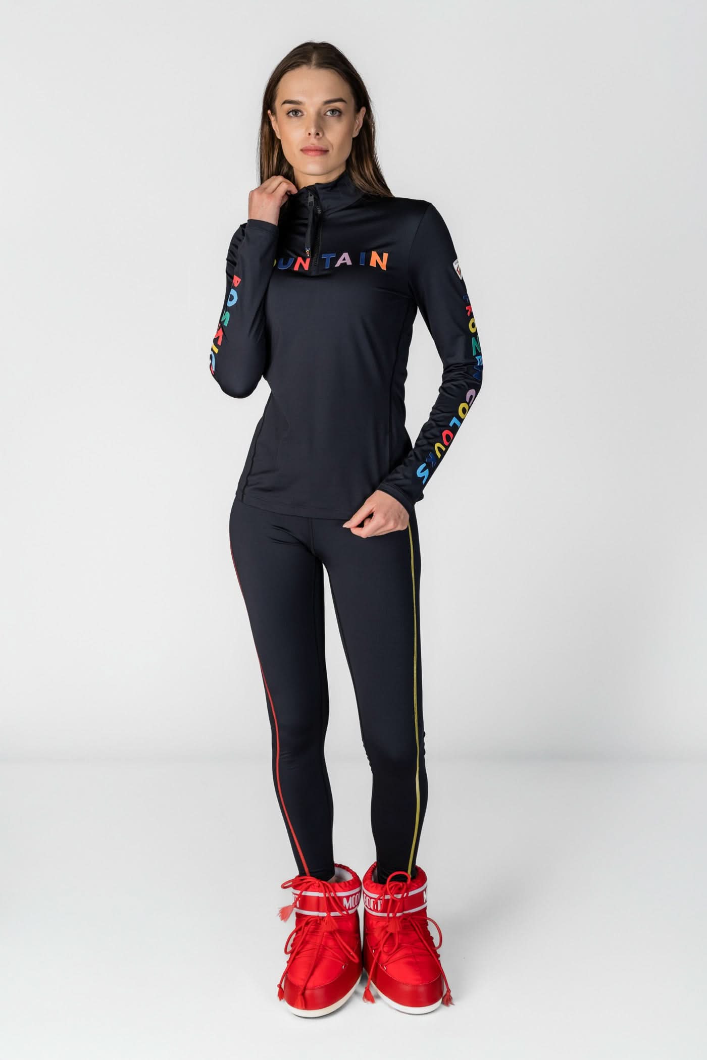 Black JCC booster tights