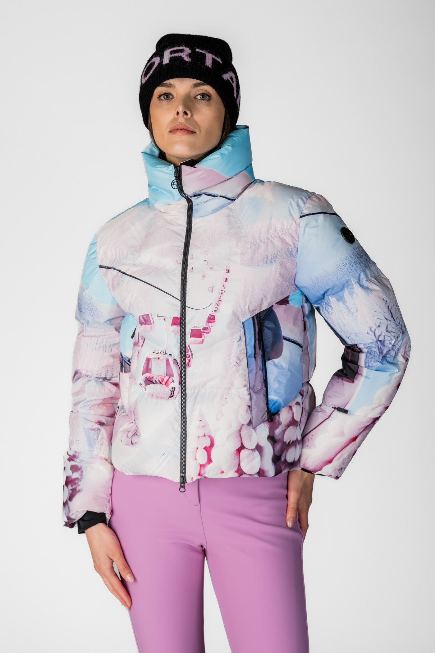 Down jacket in winter print Amalfi ST oK