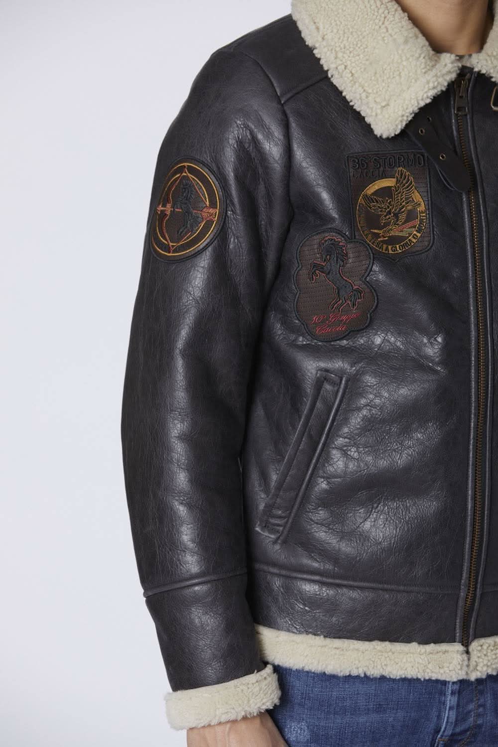 Men's leather jacket
