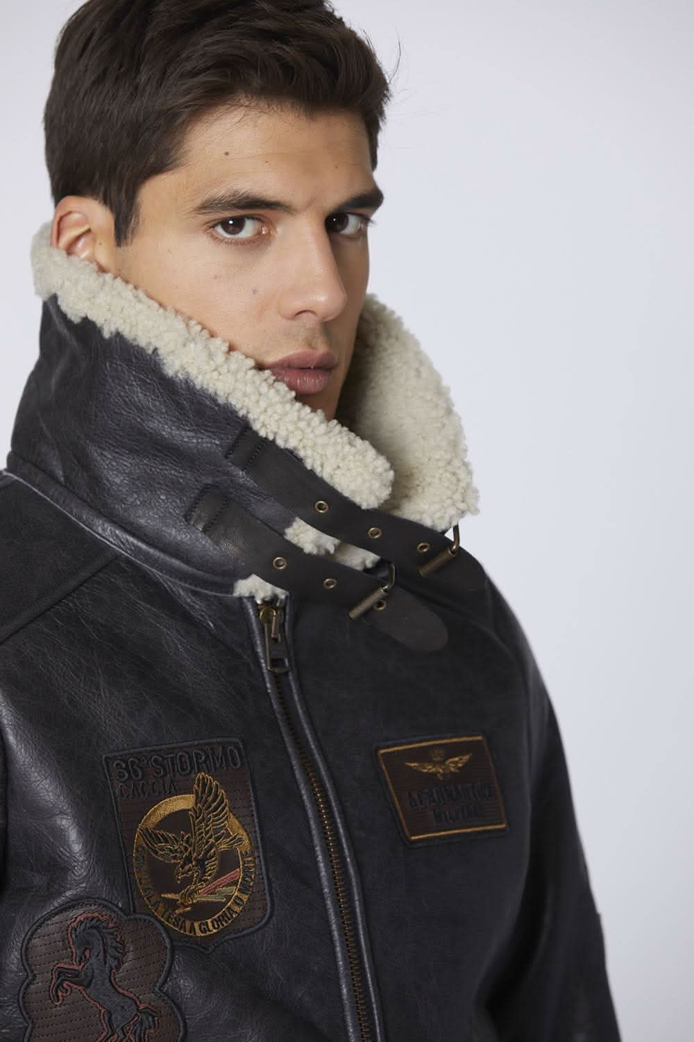 Men's leather jacket