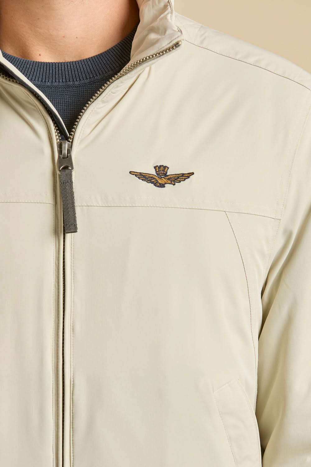 Quilted Sailor jacket, light beige