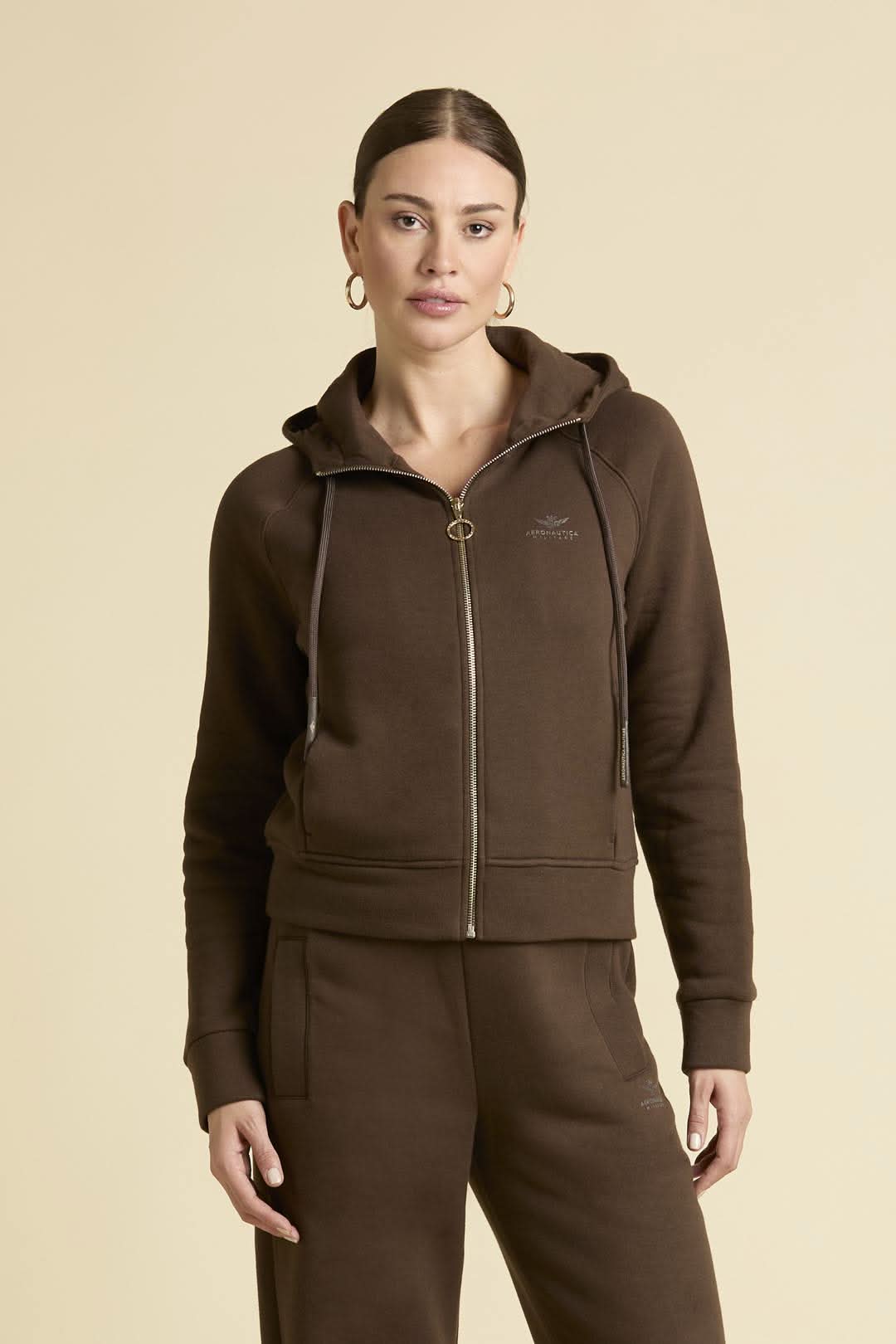 Women's sweatshirt with a zipper