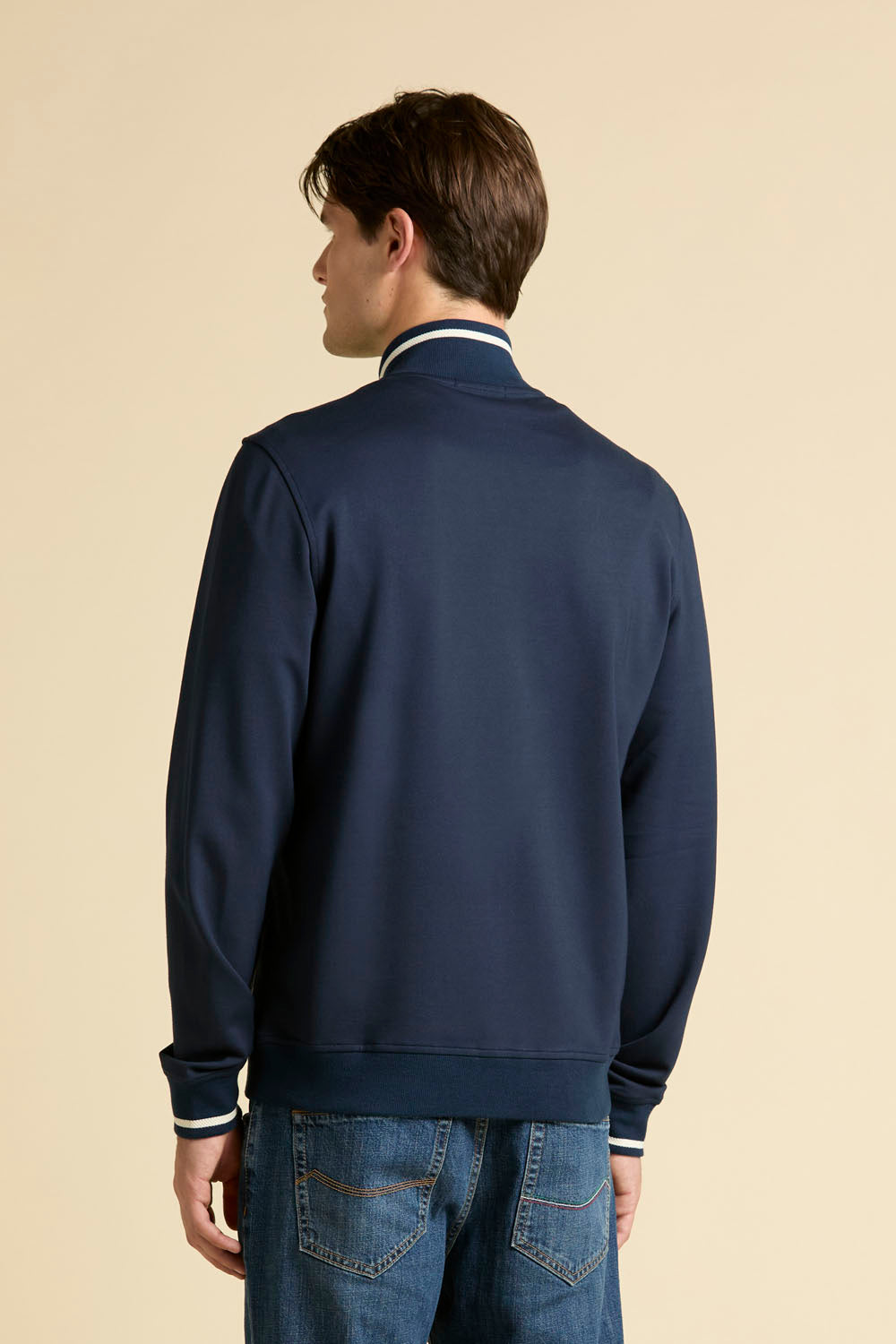 Granatowa bluza rozpinana