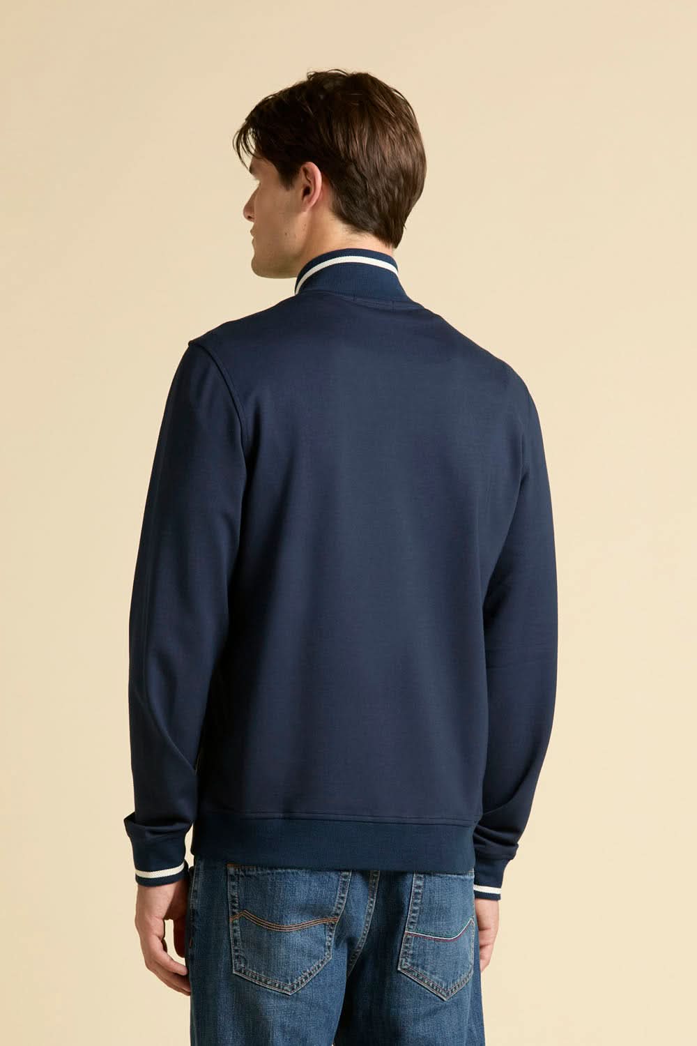 Granatowa bluza rozpinana
