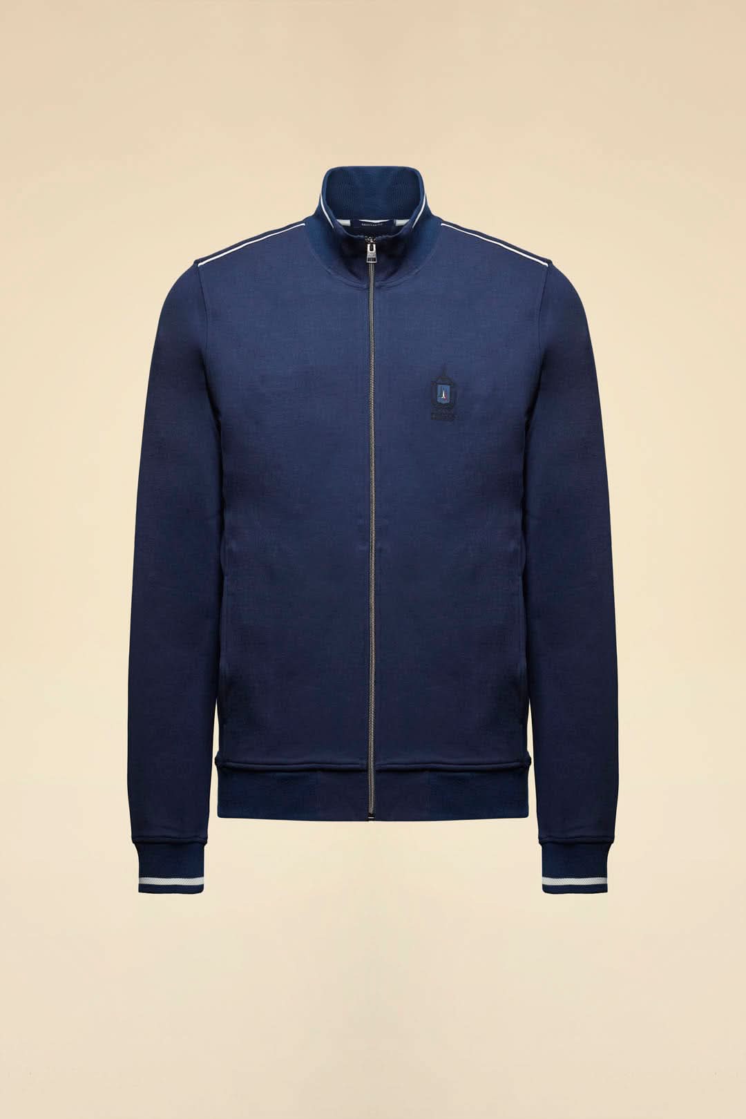 Granatowa bluza rozpinana