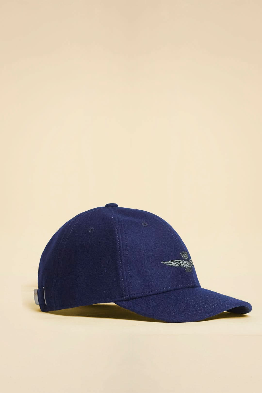 Navy blue with embroidered black eagle