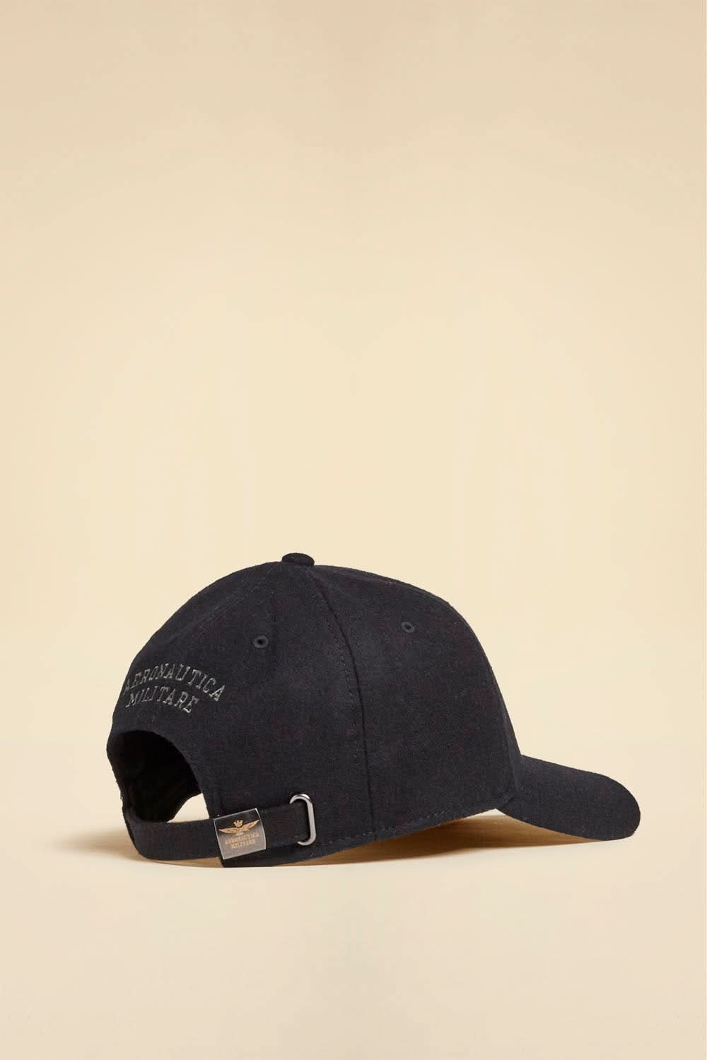 Black cap with embroidered eagle