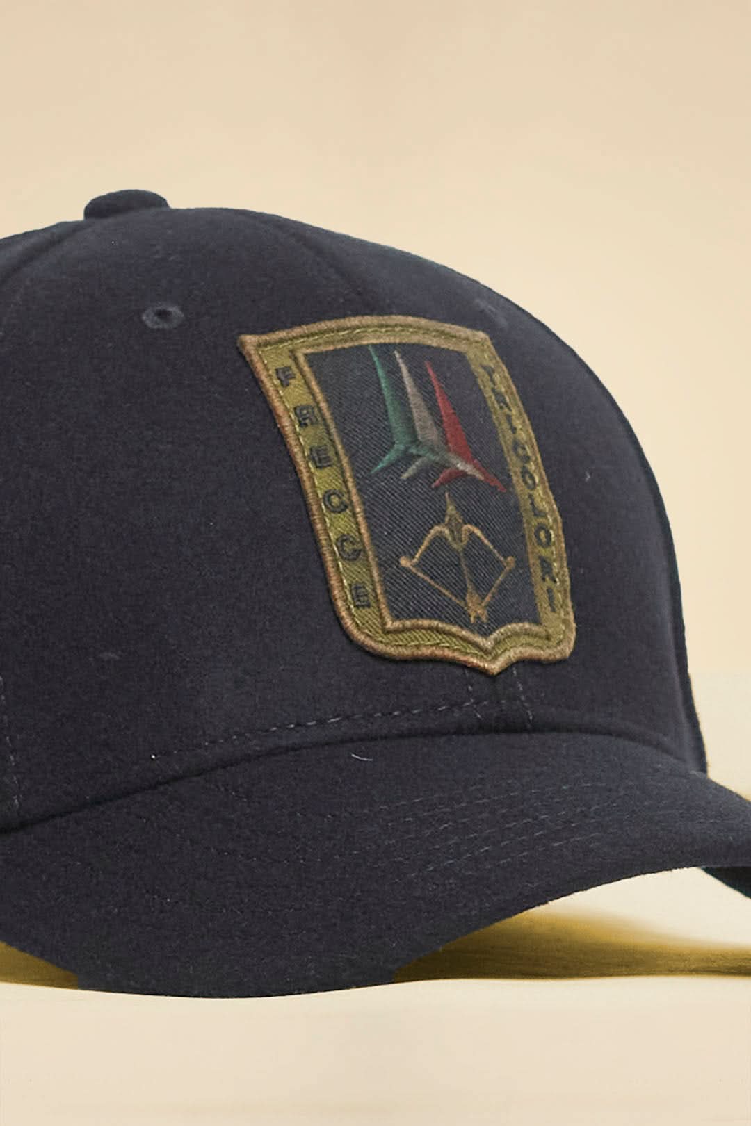 Gruppo Caccia embroidery cap, black