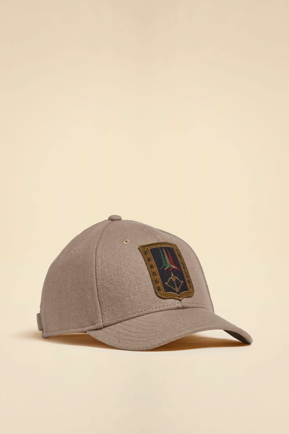 Gruppo Caccia embroidery cap, brown