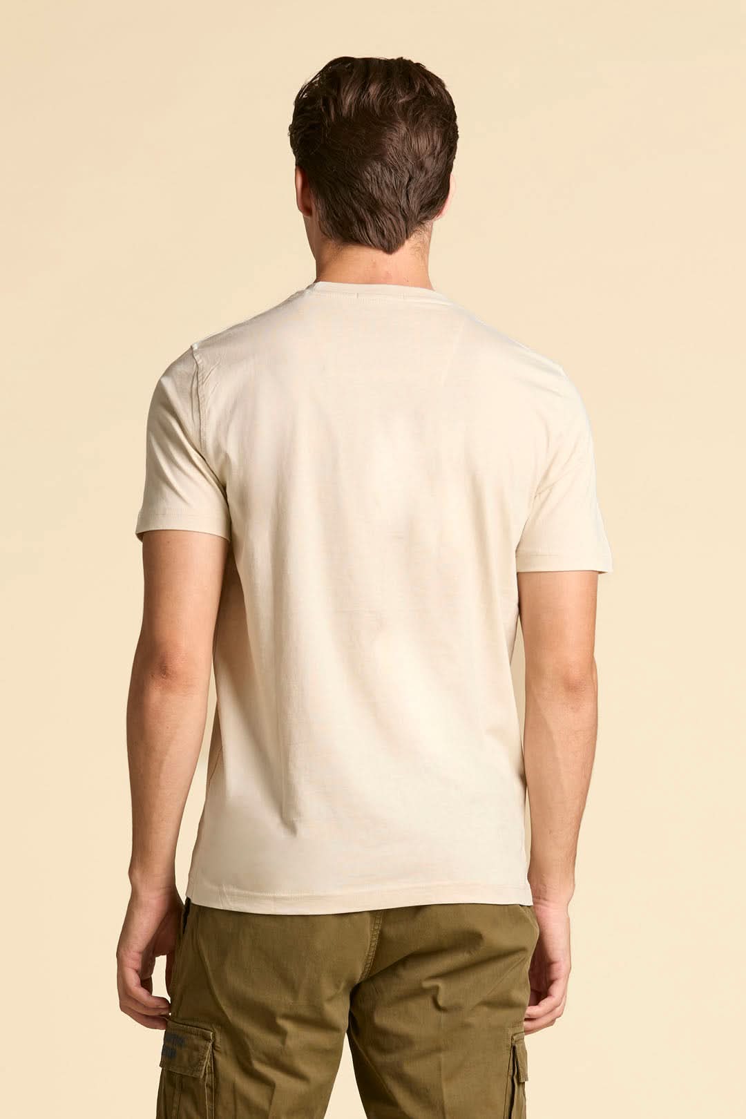 White women's t-shirt with logo