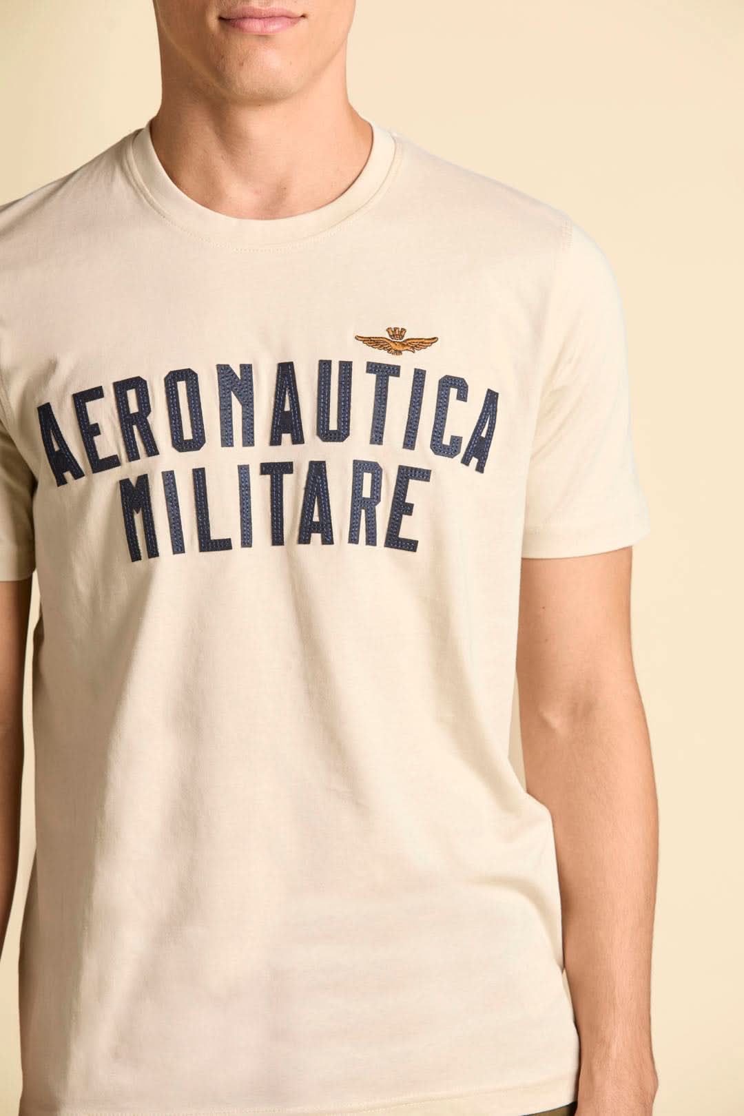 White women's t-shirt with logo