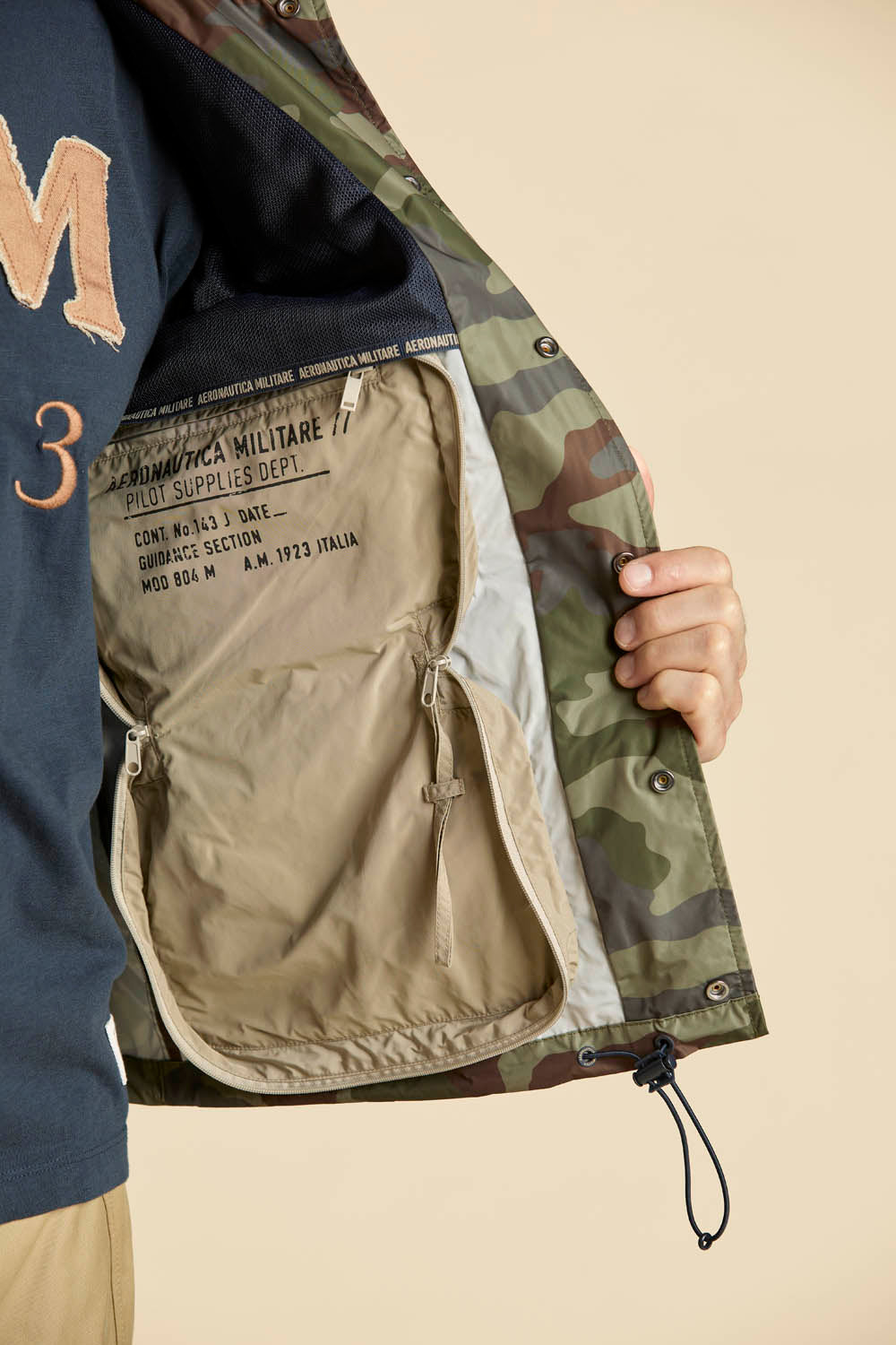 Kurtka męska coach jacket camo – packable