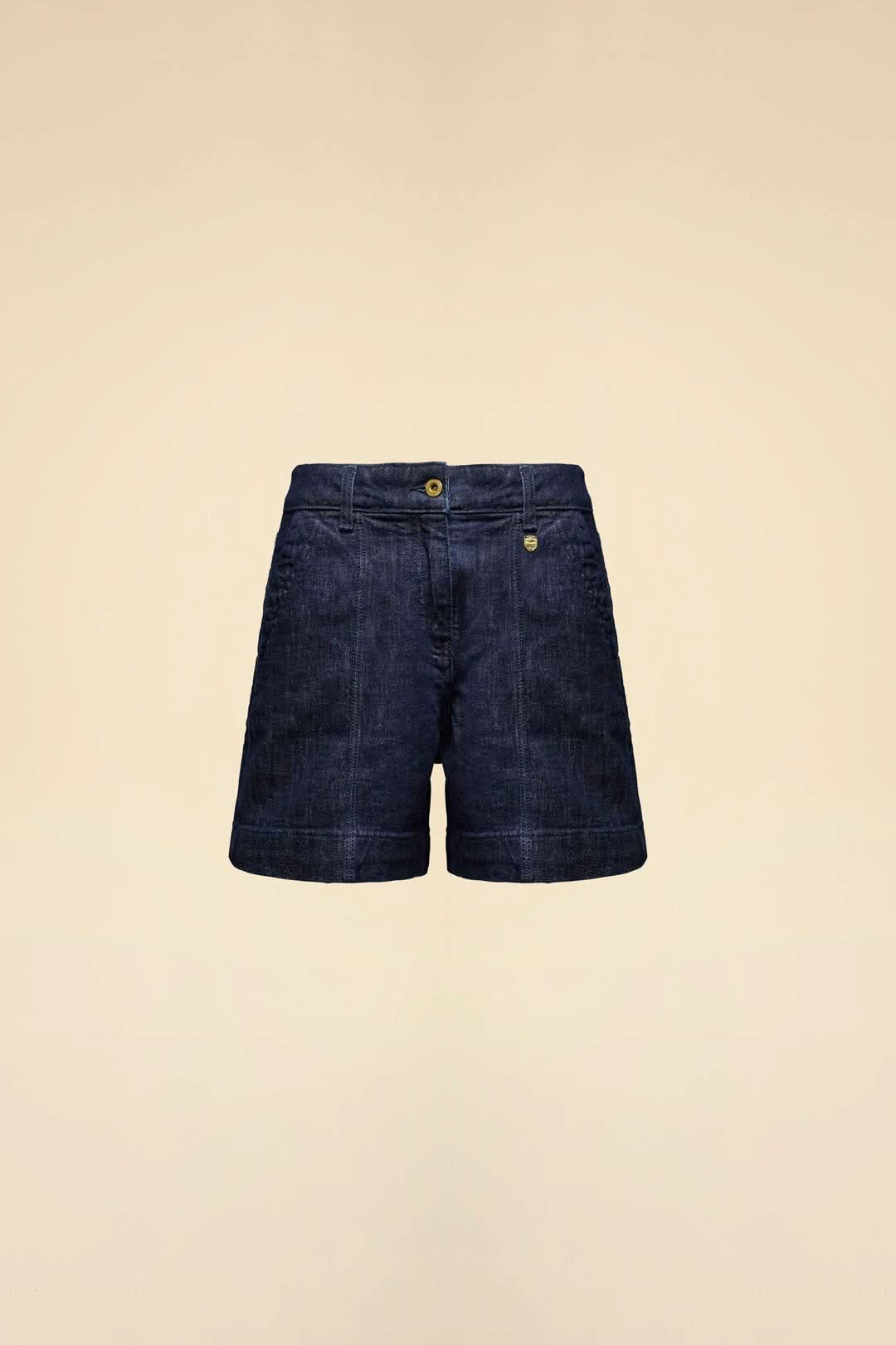 Szorty damskie bermudy z denimu stretch