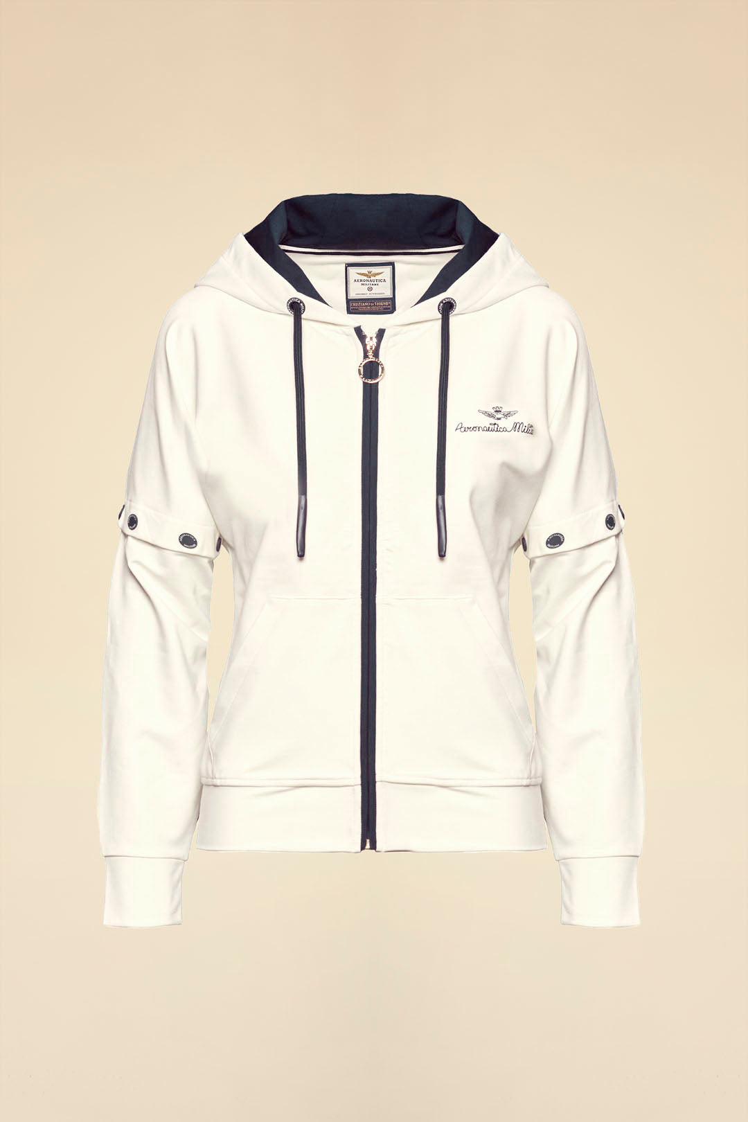 Bluza damska z kapturem i odpinanymi rękawami