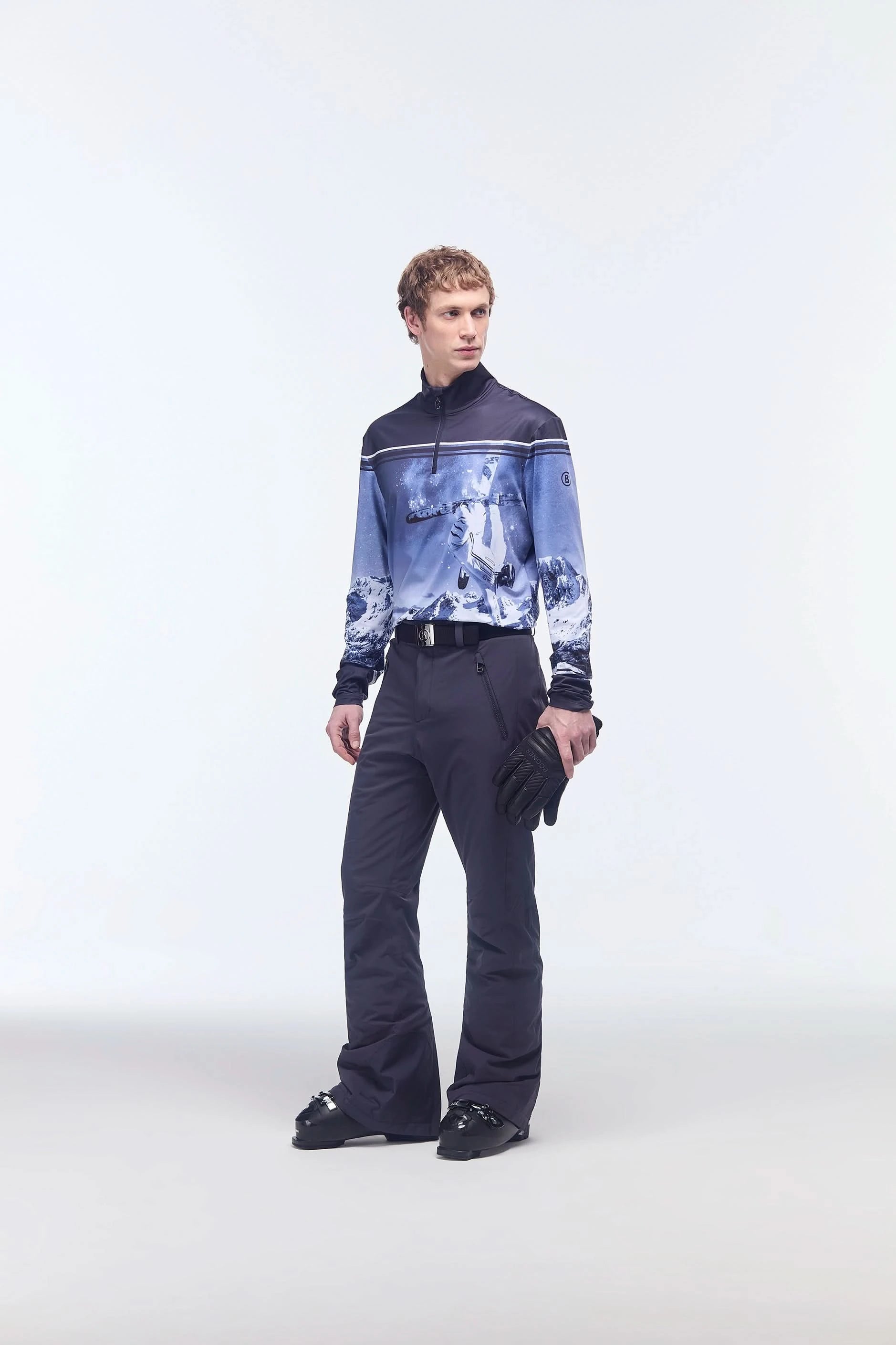 Printed ski turtleneck VERTI2