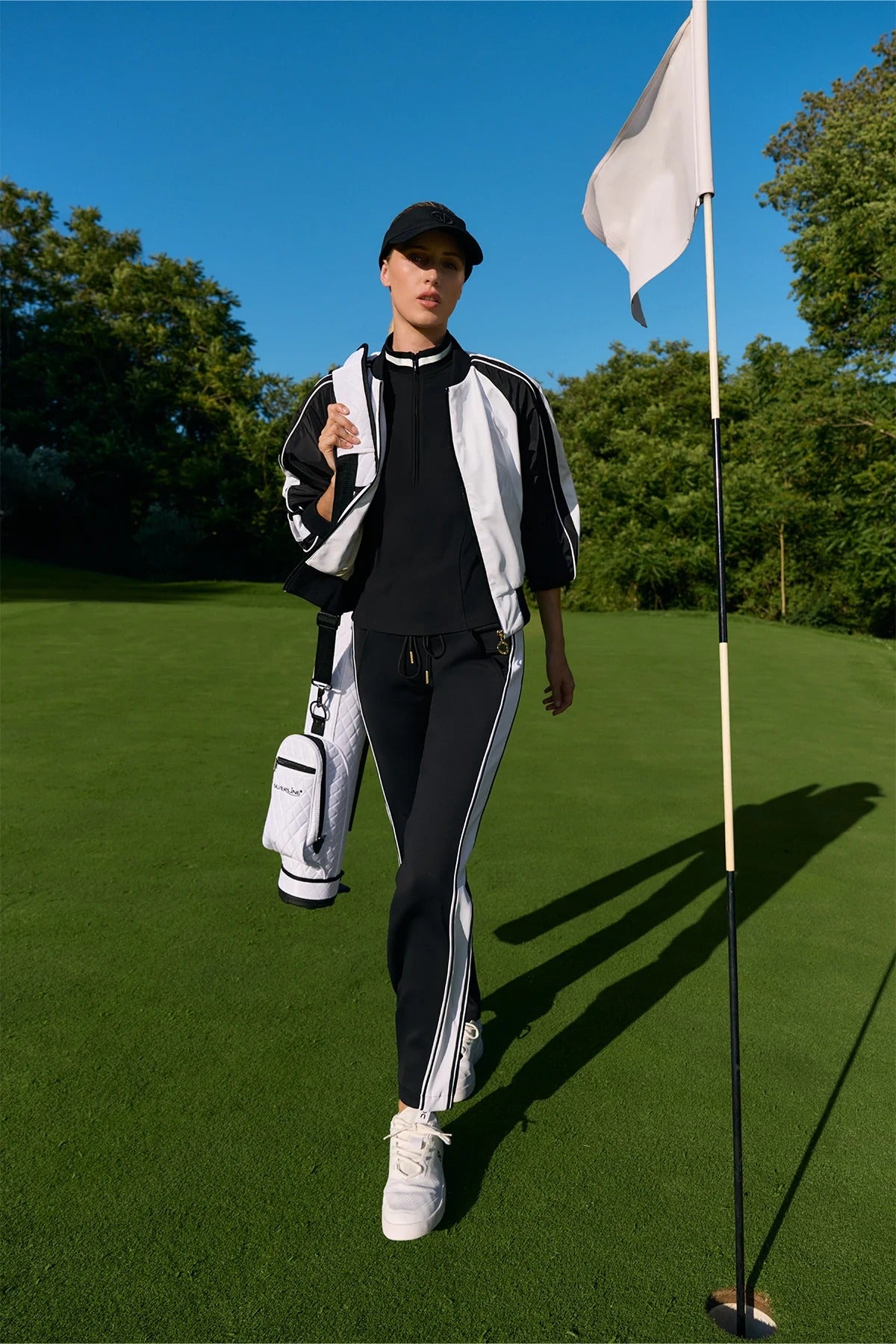 Czarne spodnie ELIO track pants