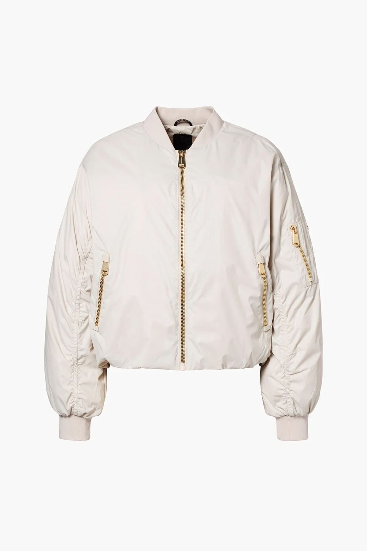 ISOLANA champagne bomber jacket