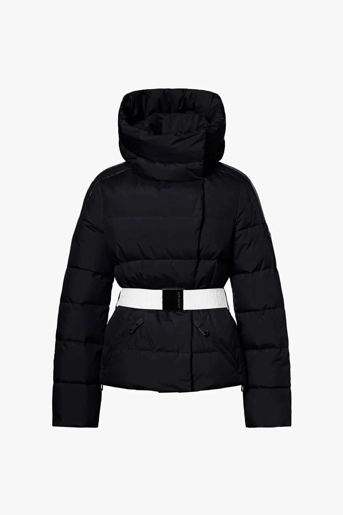 BUFERA black ski jacket with belt