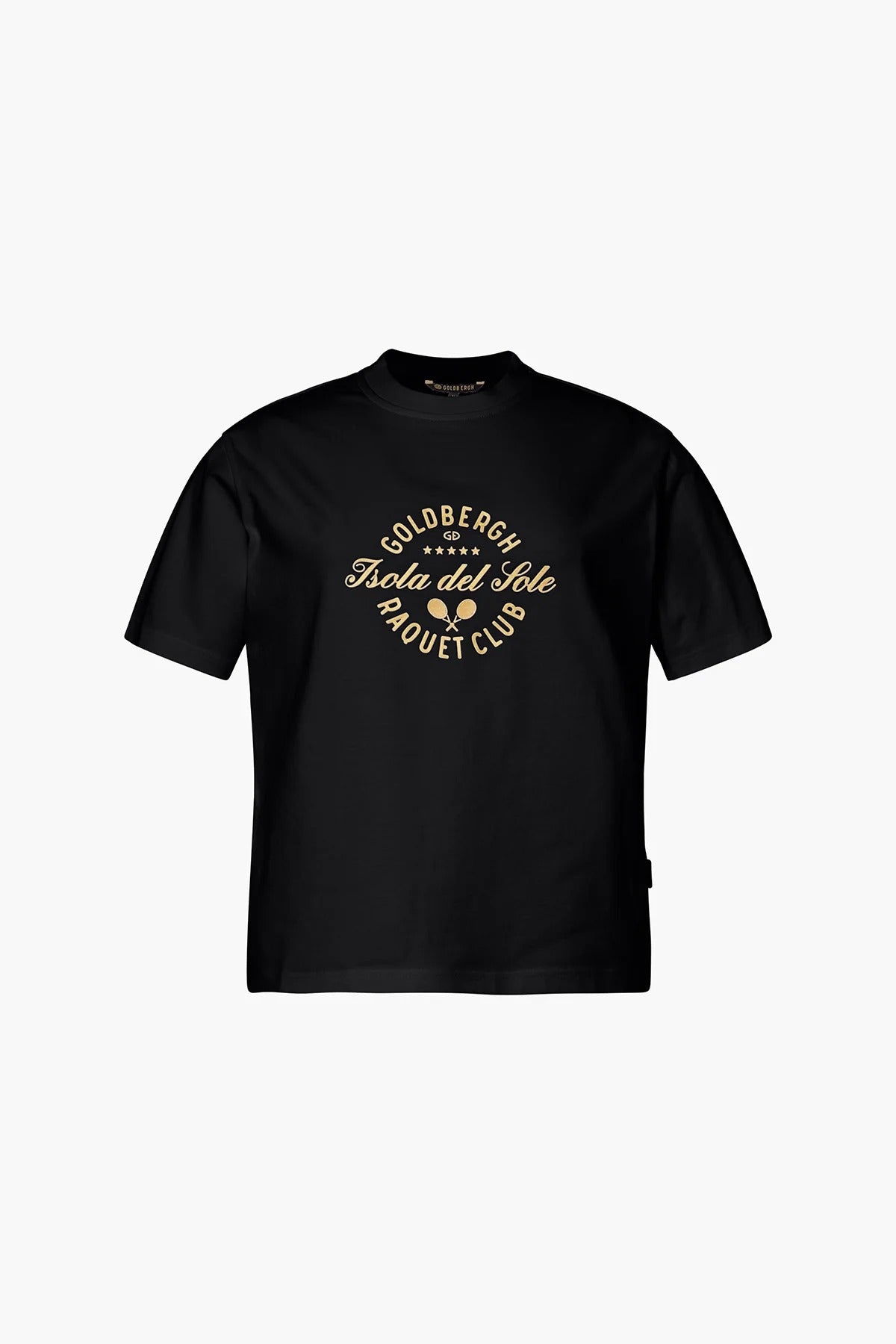 Czarny T-shirt AURELIA short sleeve top