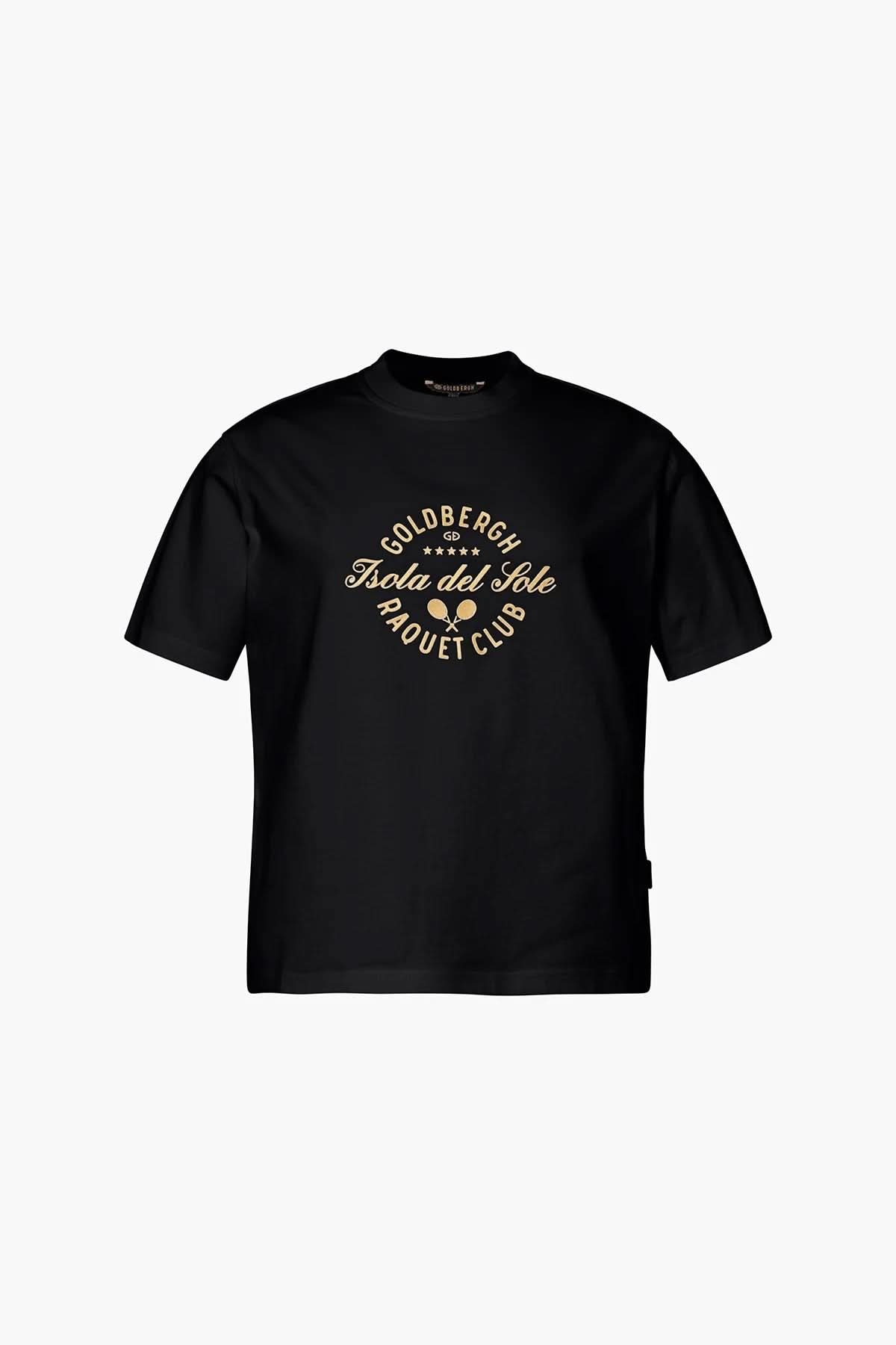 Czarny T-shirt AURELIA short sleeve top