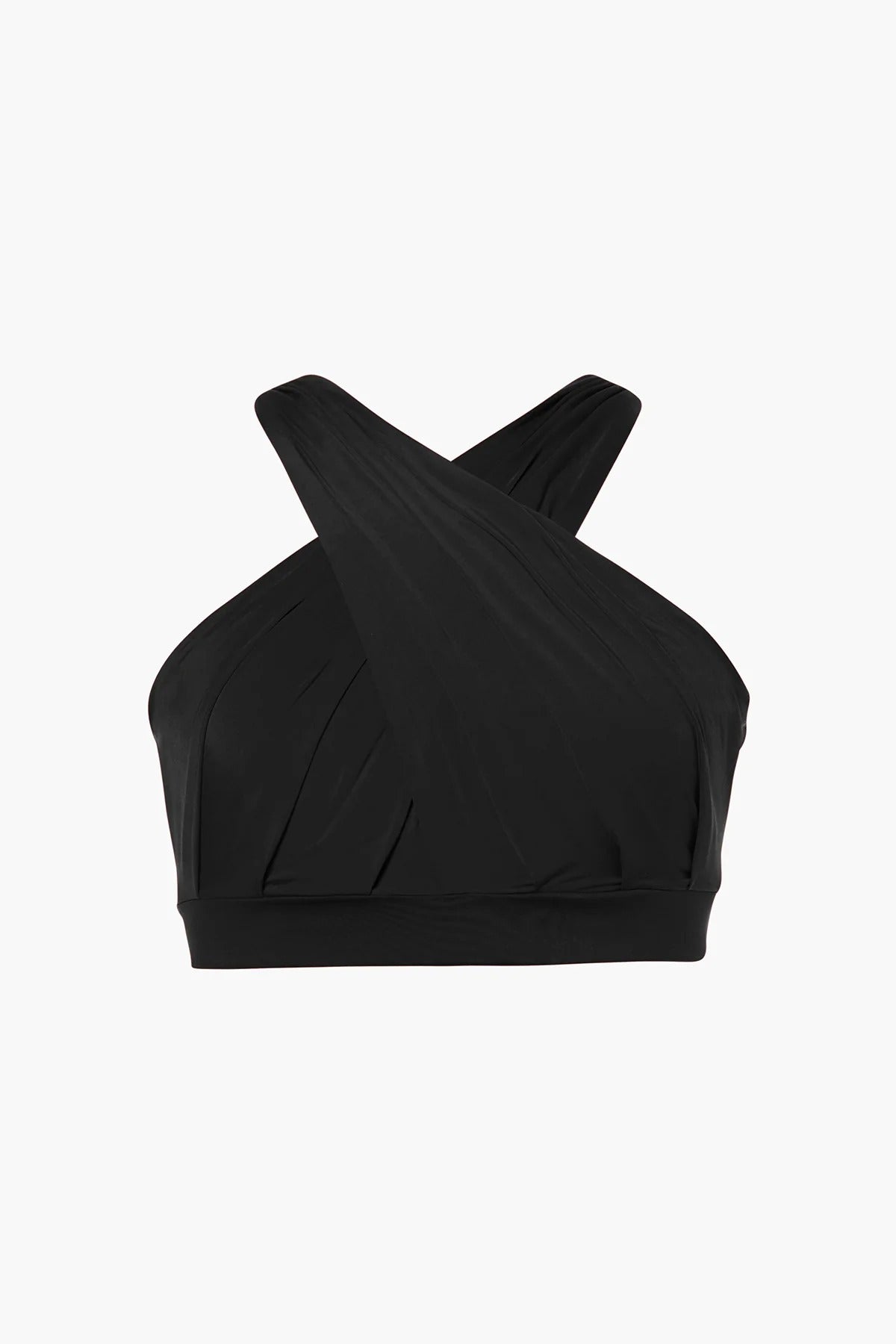 Czarny stanik sportowy DRAPE bra