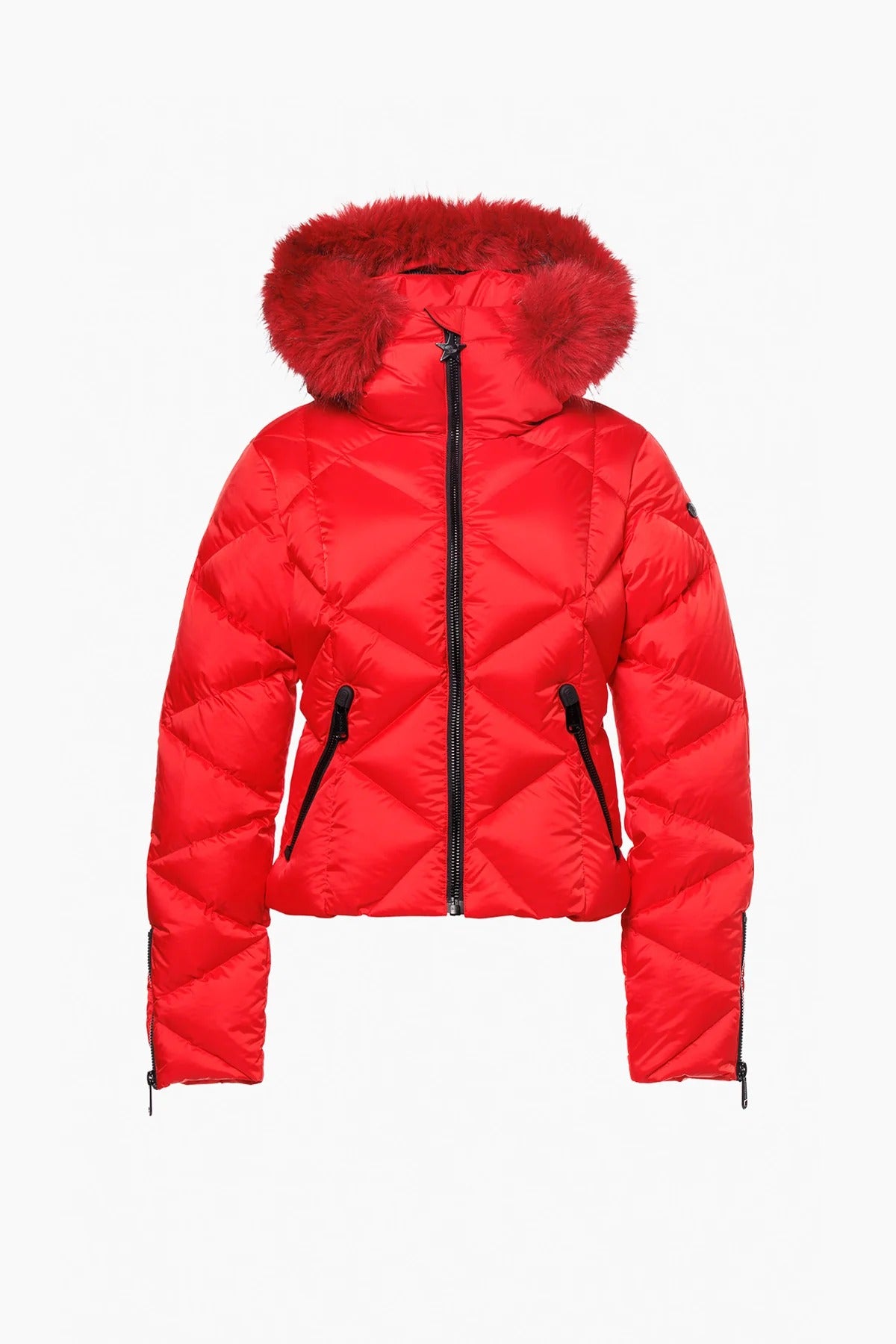 Czerwona kurtka narciarska HARUMI