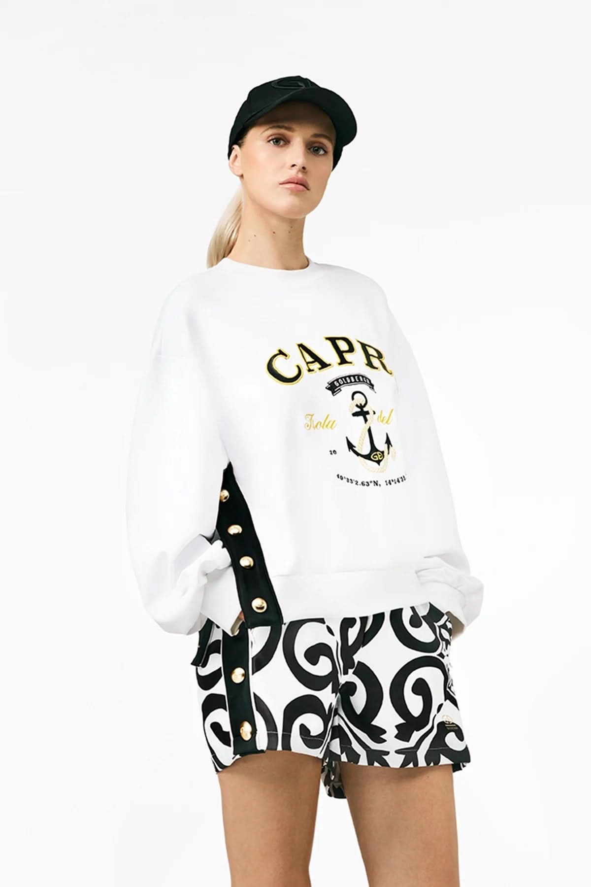 White FICO sweatshirt