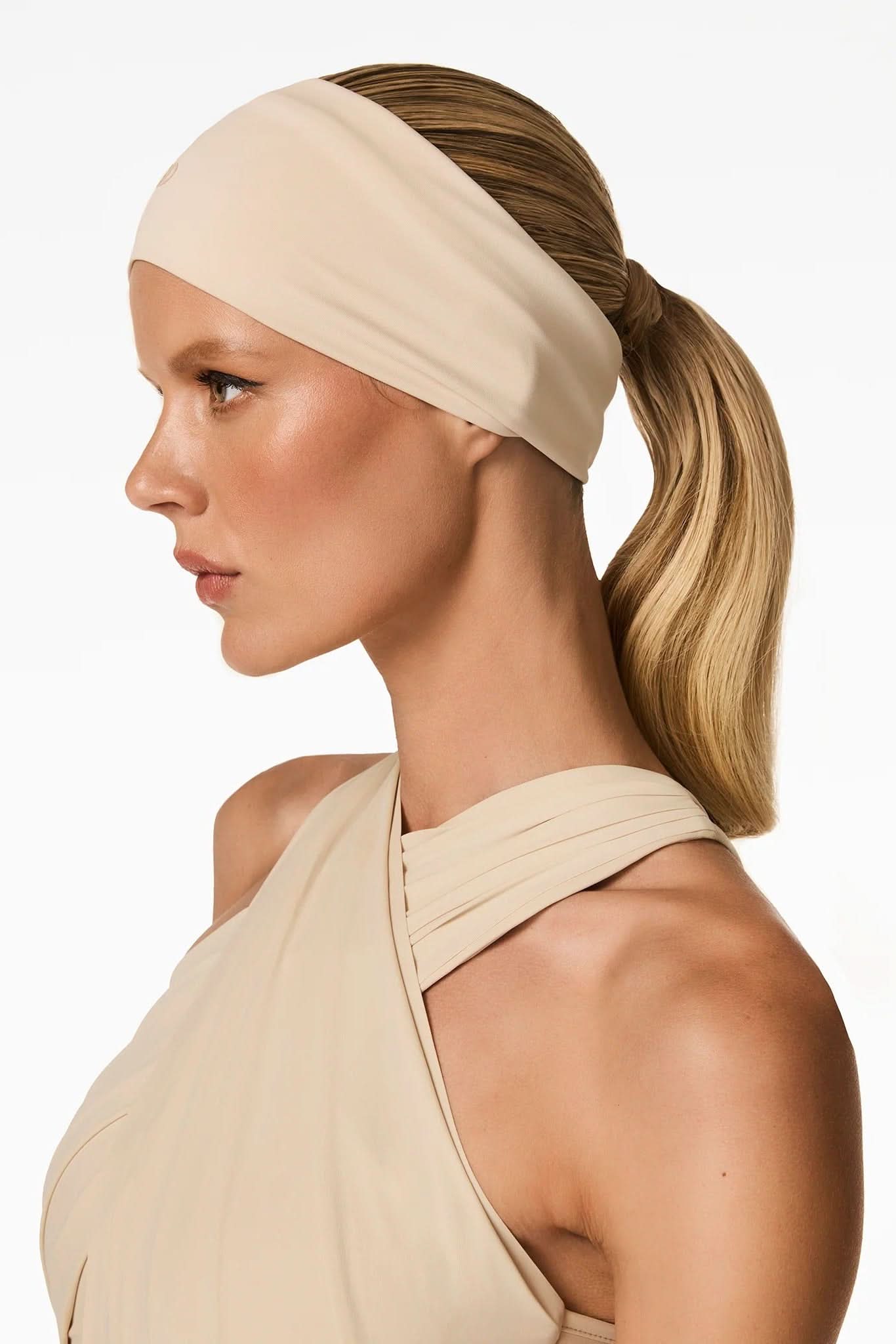 Jasnobeżowa opaska COVE headband