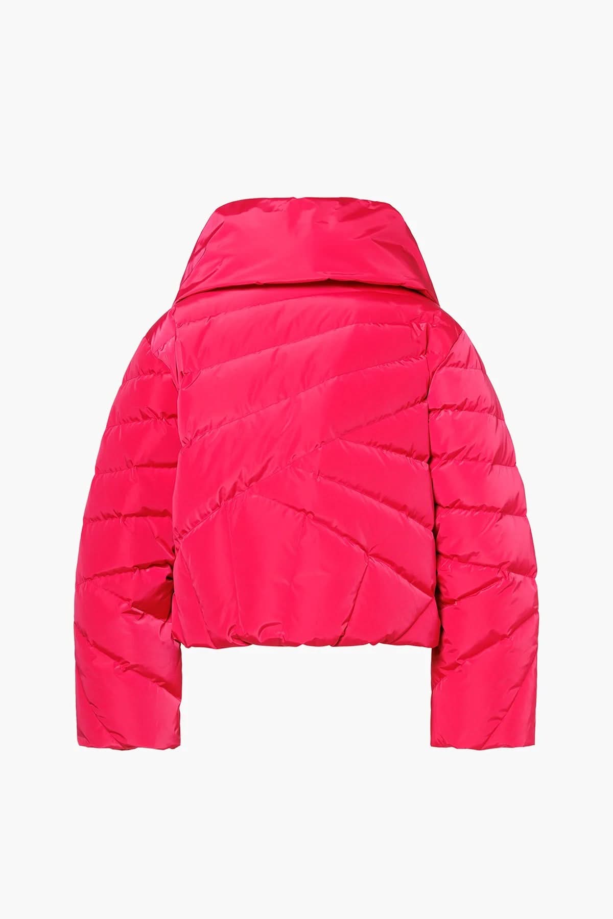 LIORA pink collar ski jacket