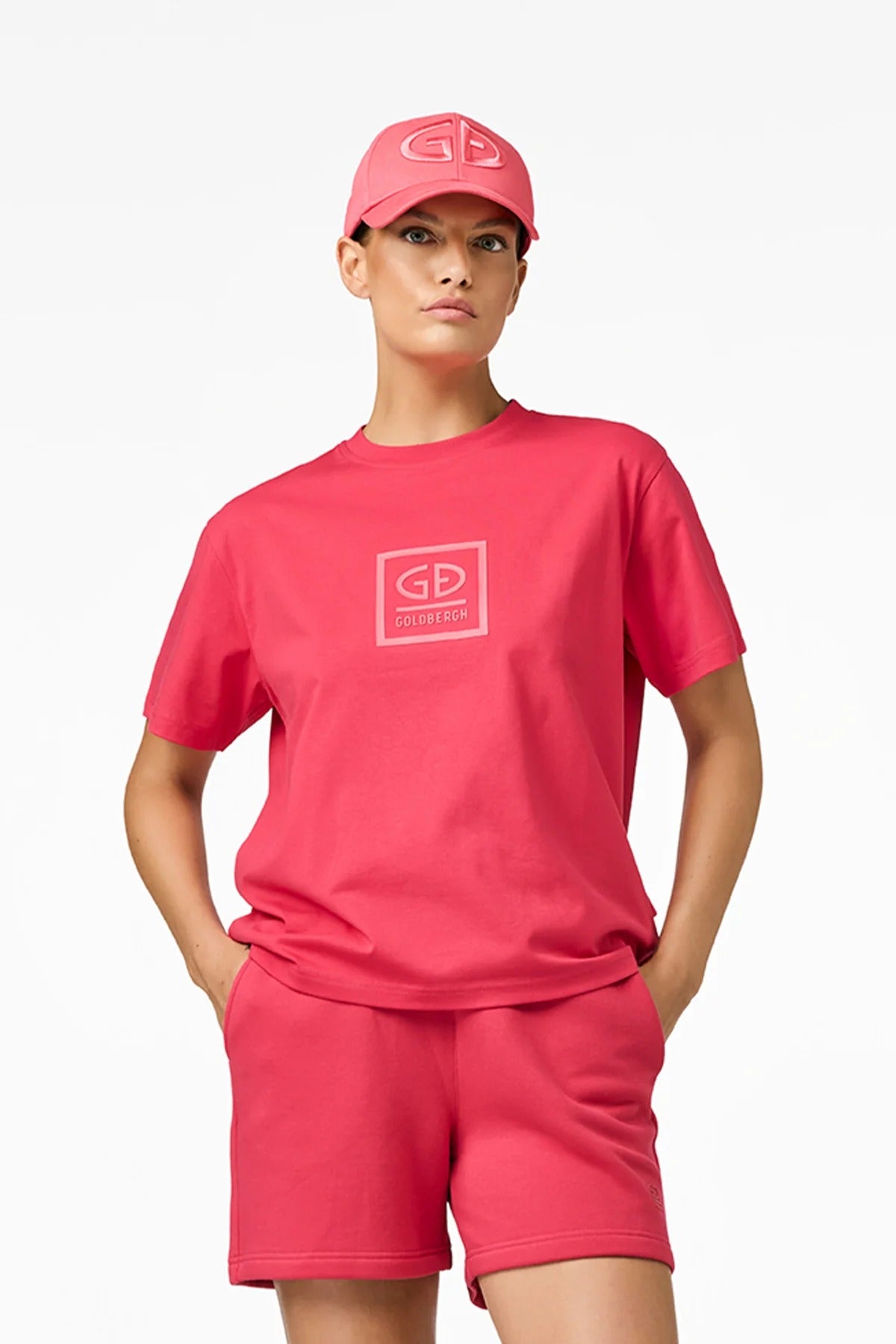 Różowa czapka z daszkiem VALENCIA baseball cap