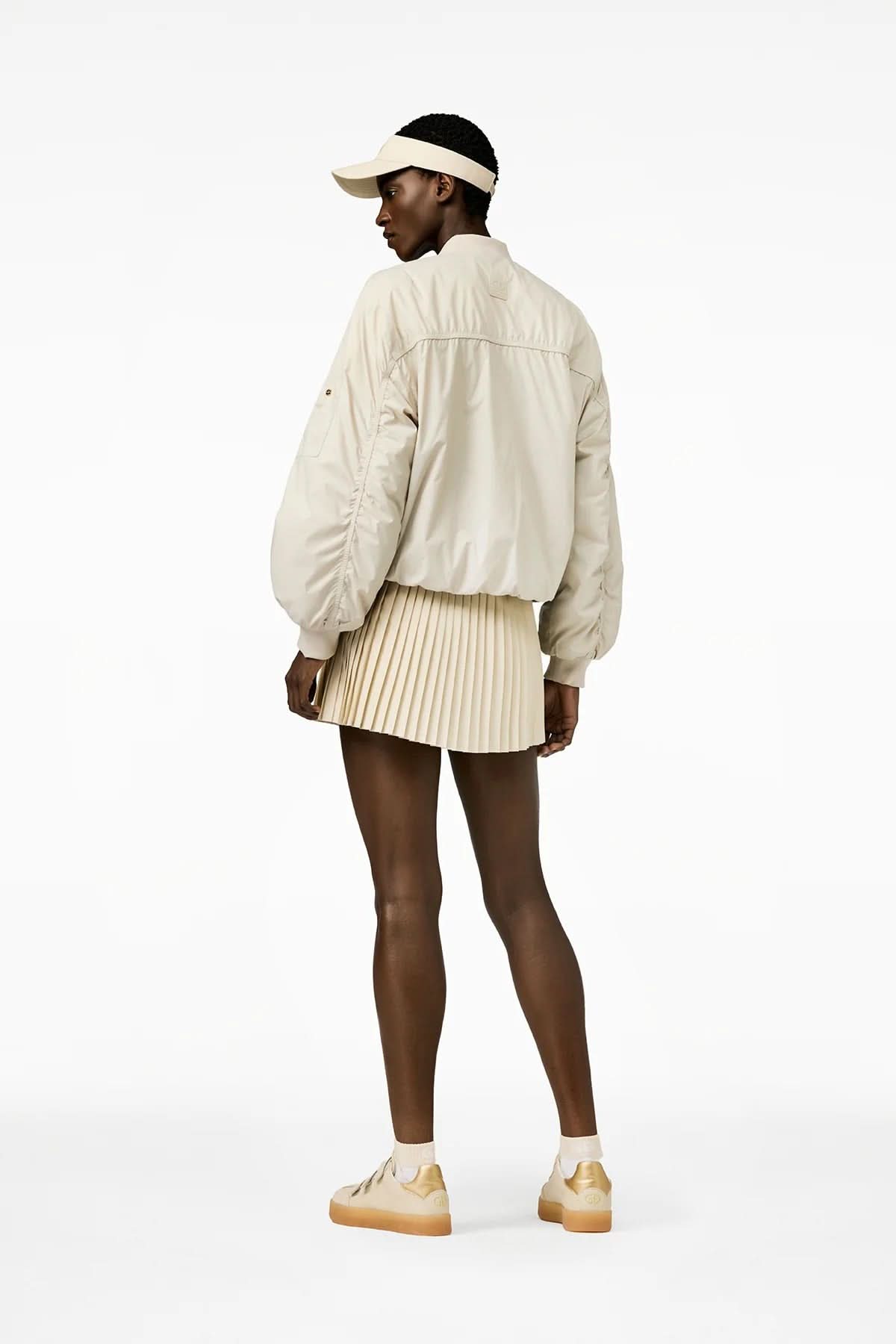 ISOLANA champagne bomber jacket